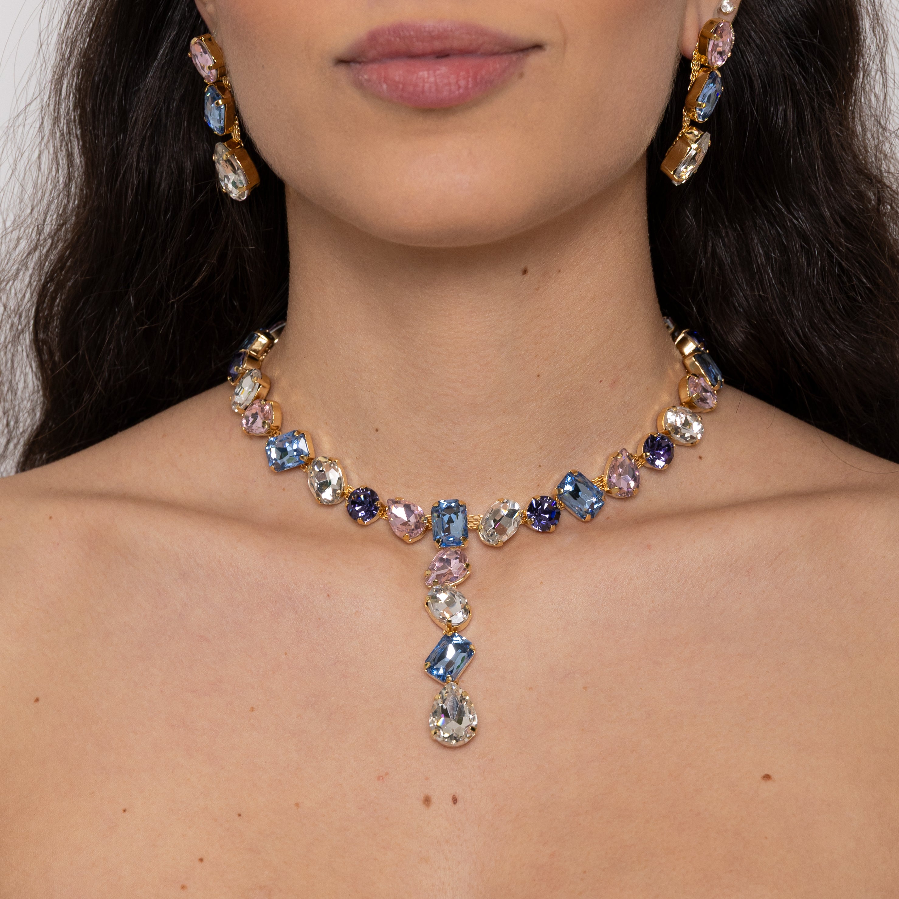 Collana pastel Swarovski