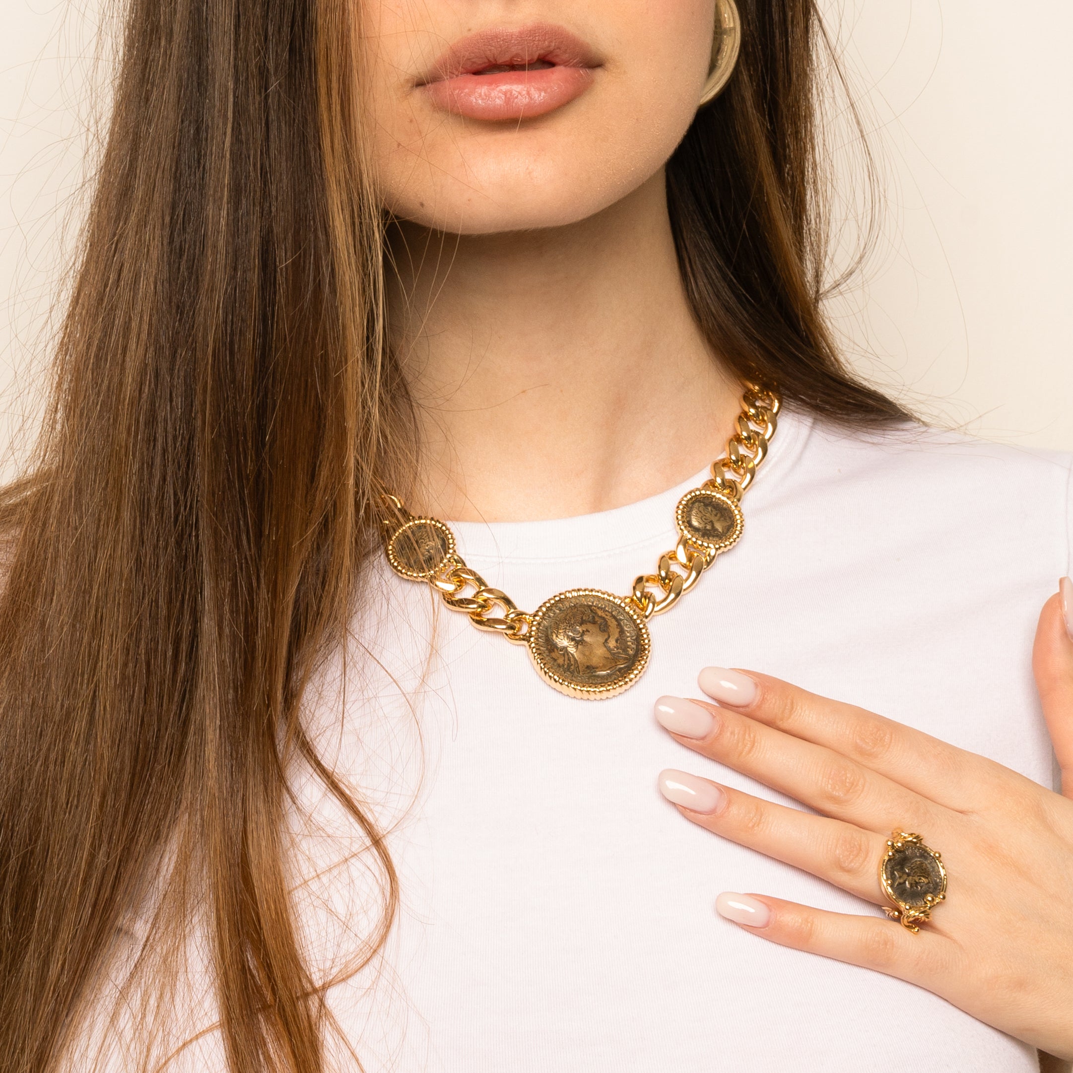 Groumette Coin Necklace