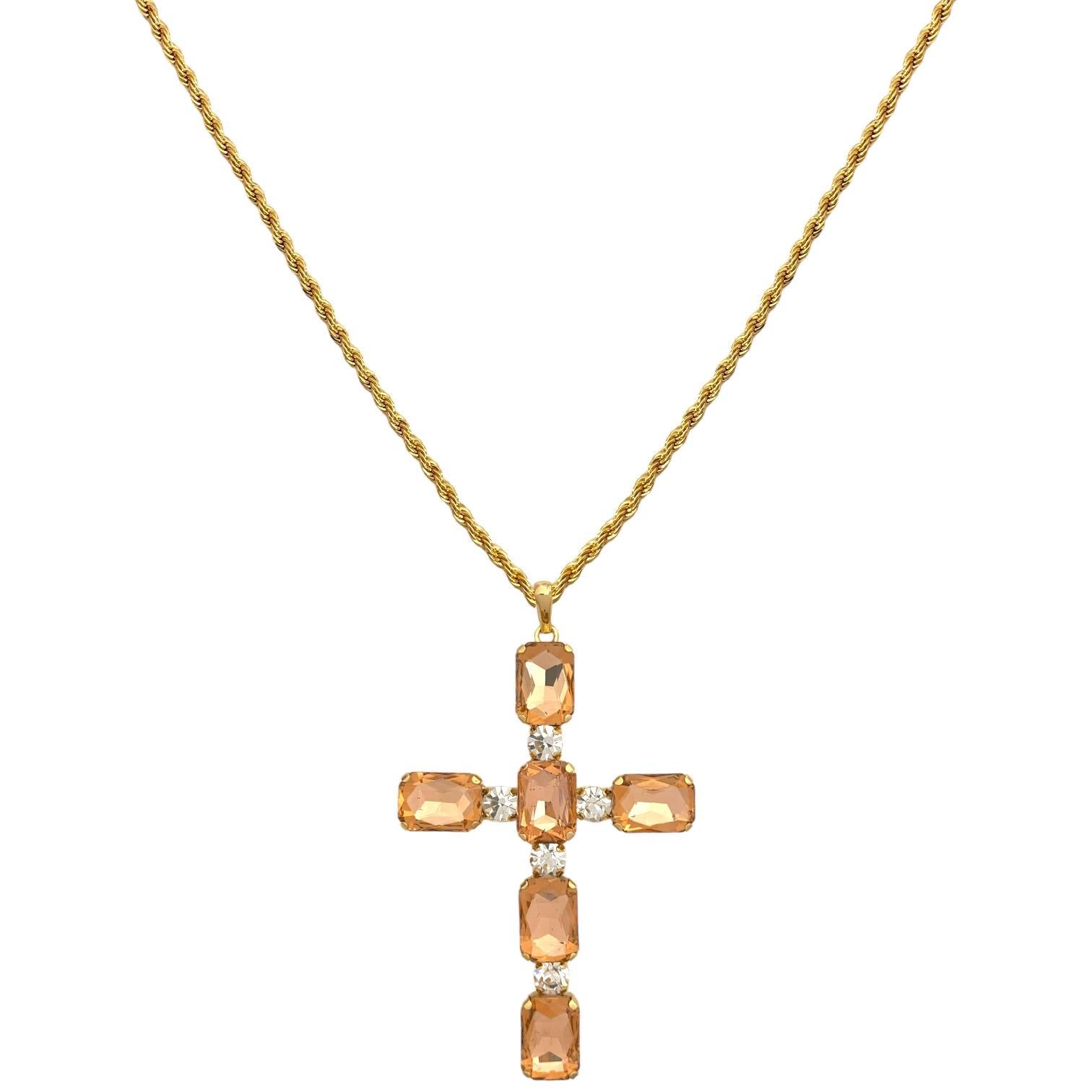 Collana cross torcion