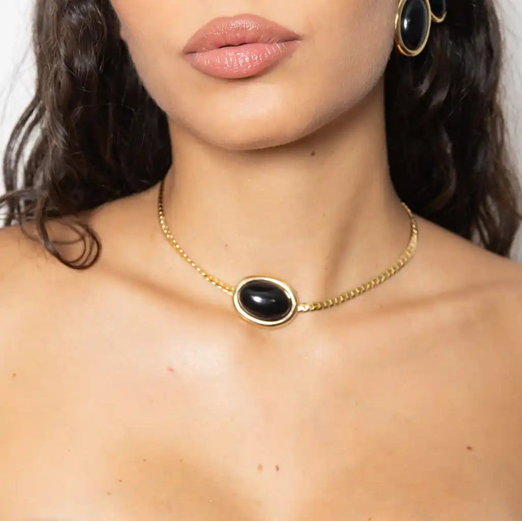 Collana vintage oval
