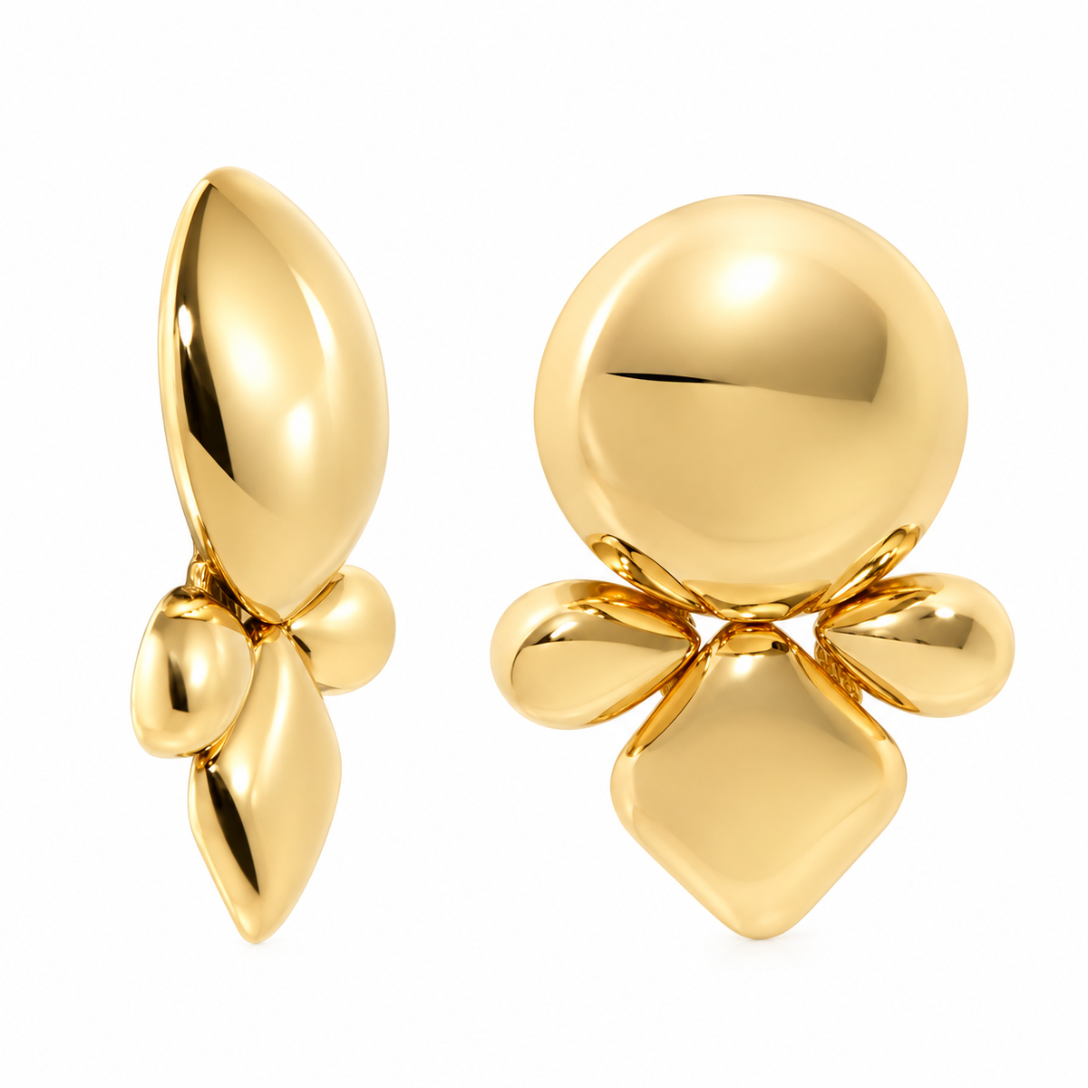Mix rhombus earrings