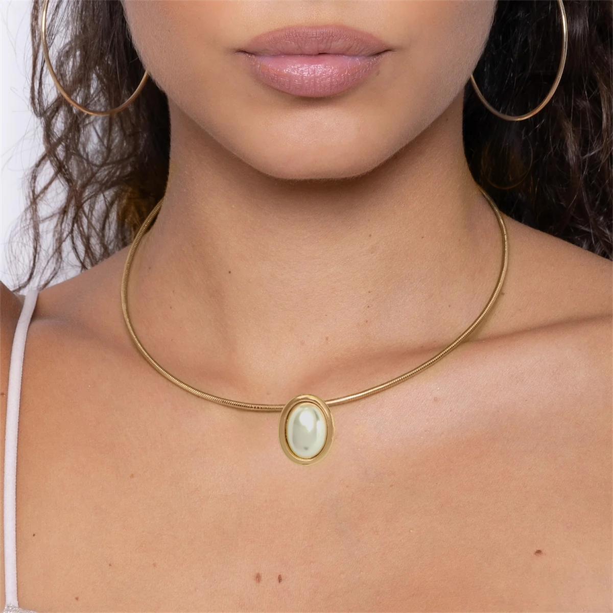 Collana Semi rigida Oval Color