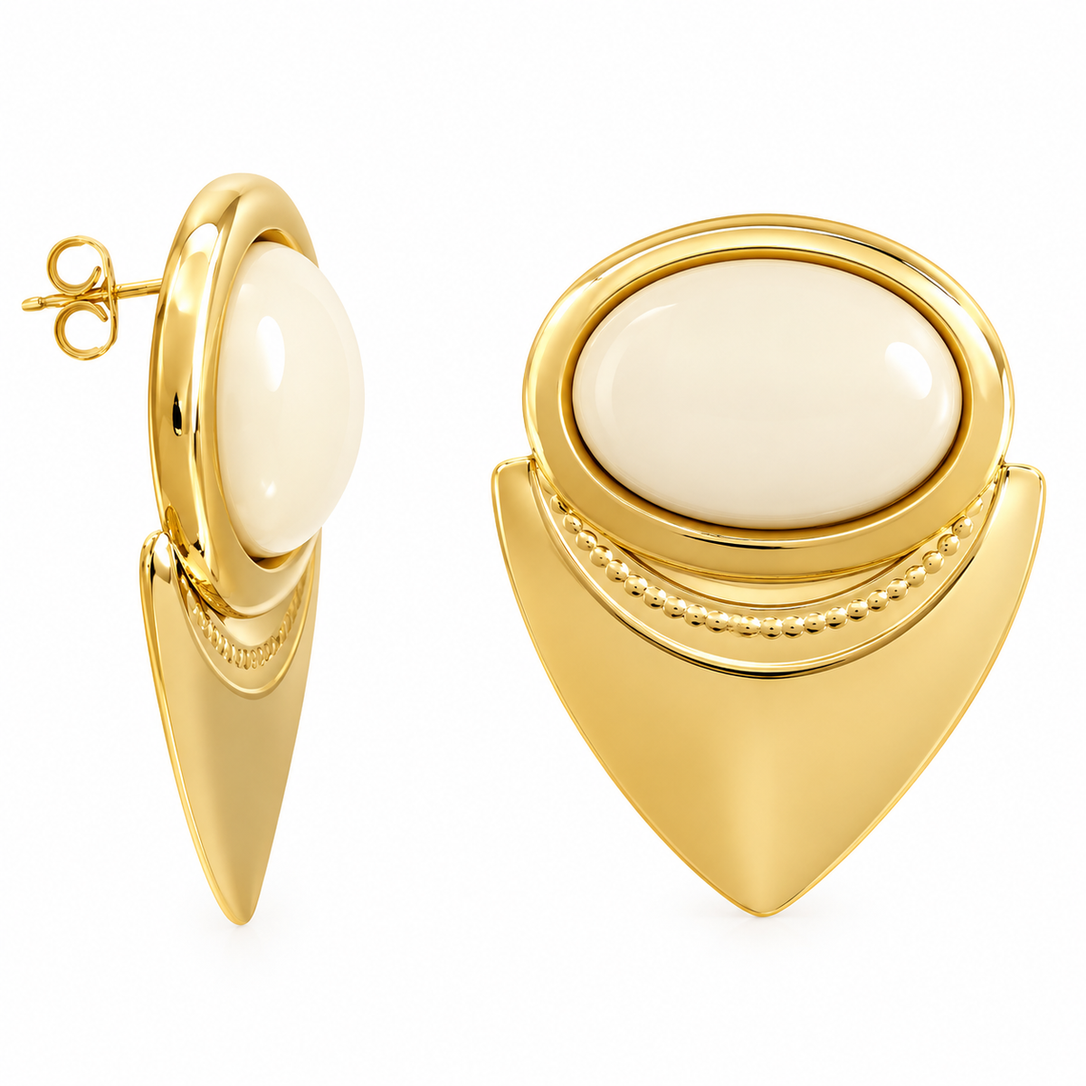 Scud color earrings