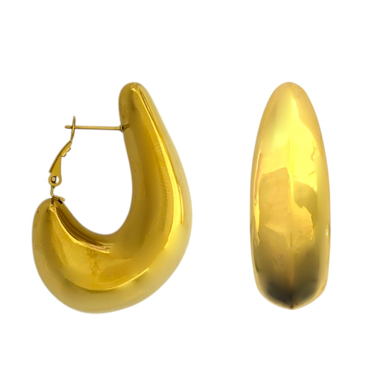 Orecchini Gold Curve
