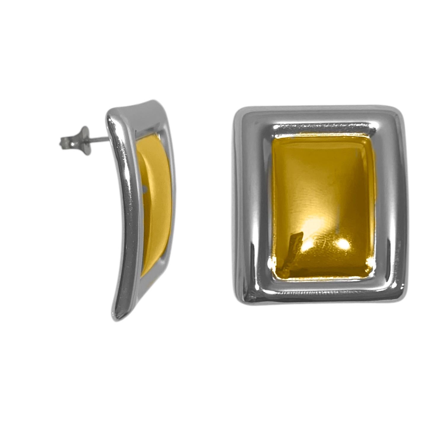 Orecchini Double Rect