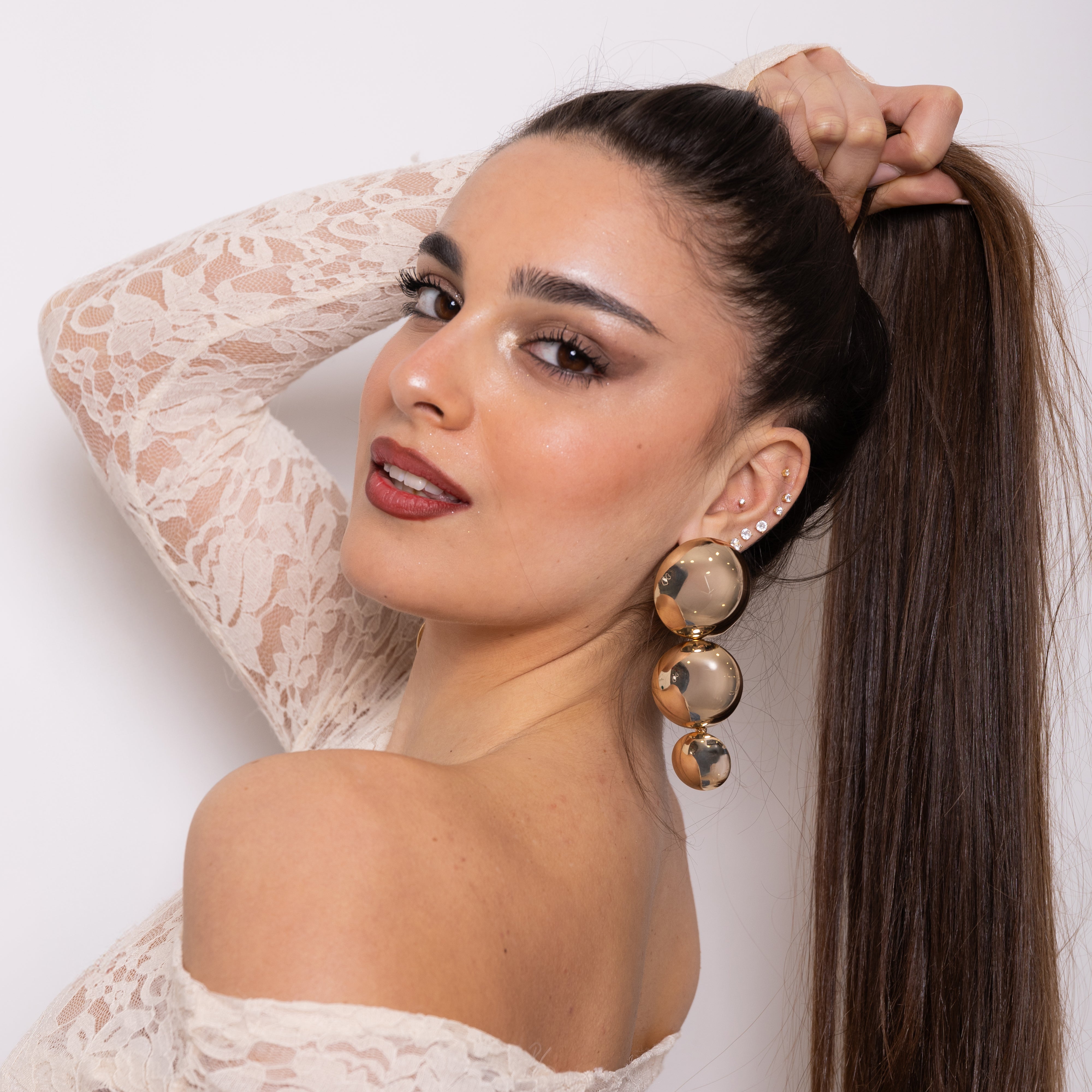 Multi Bubble Earrings