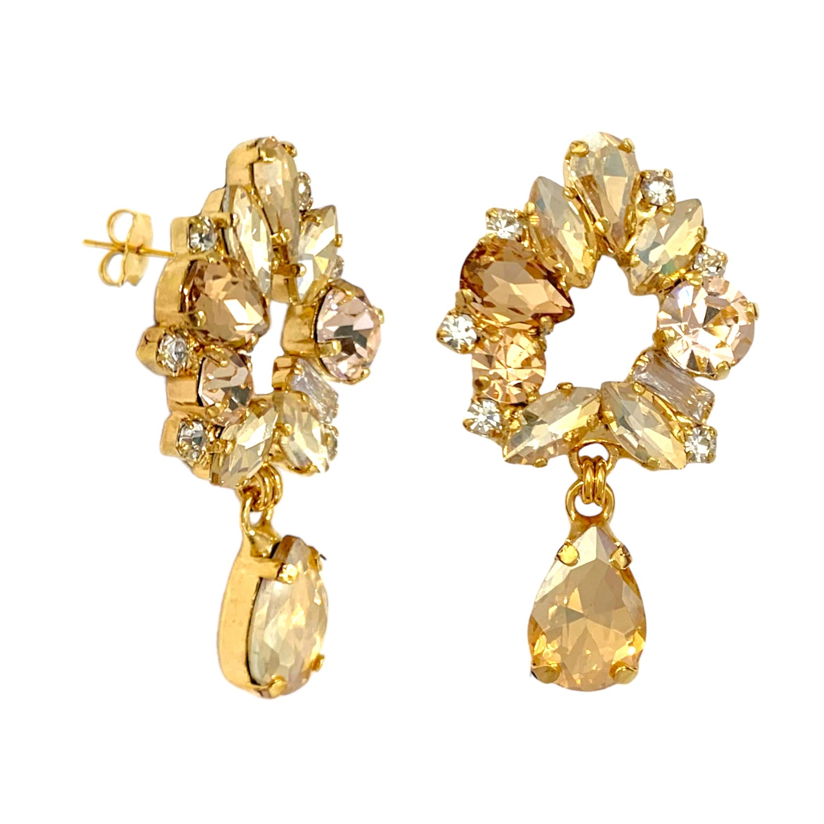 Swarovski pendant earrings