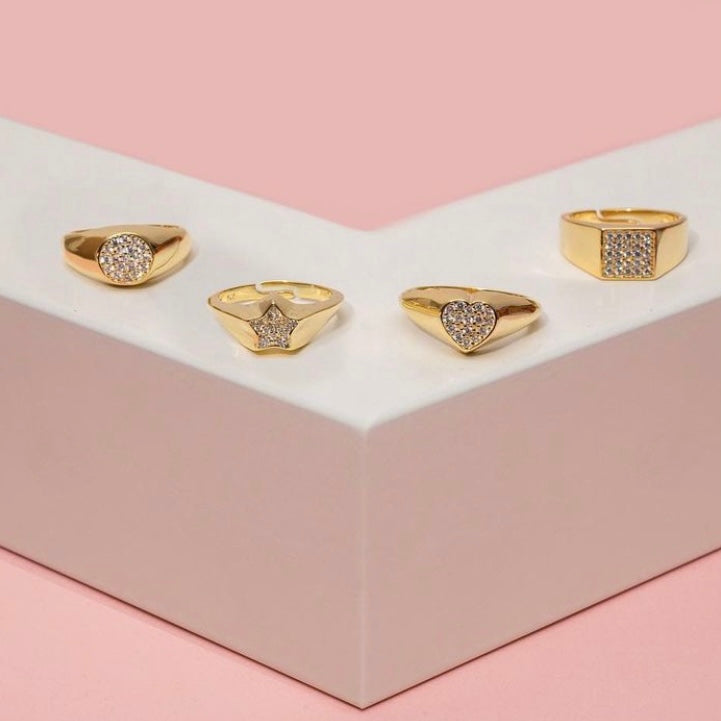 Anello Chevalier mini star