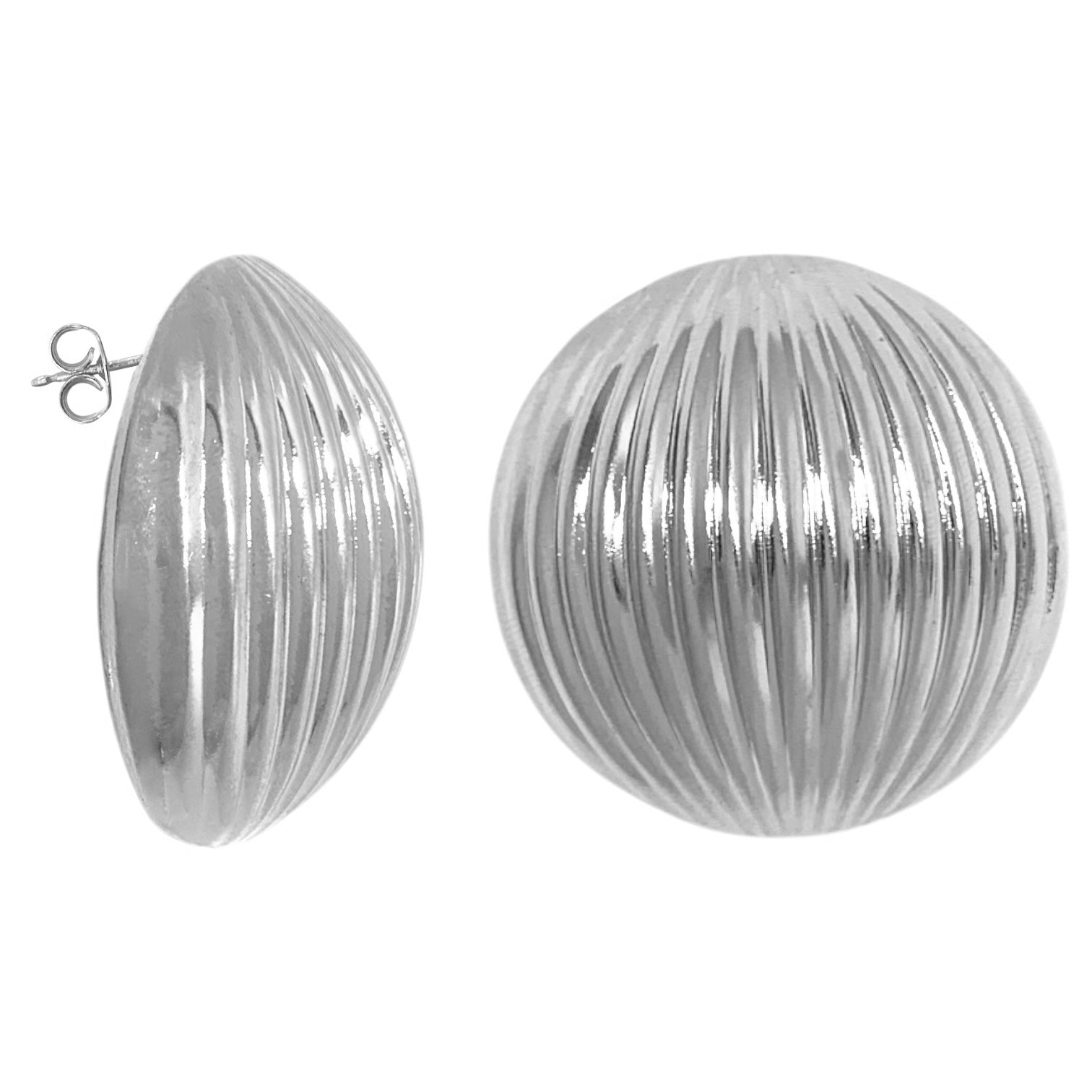 Bubble line earrings