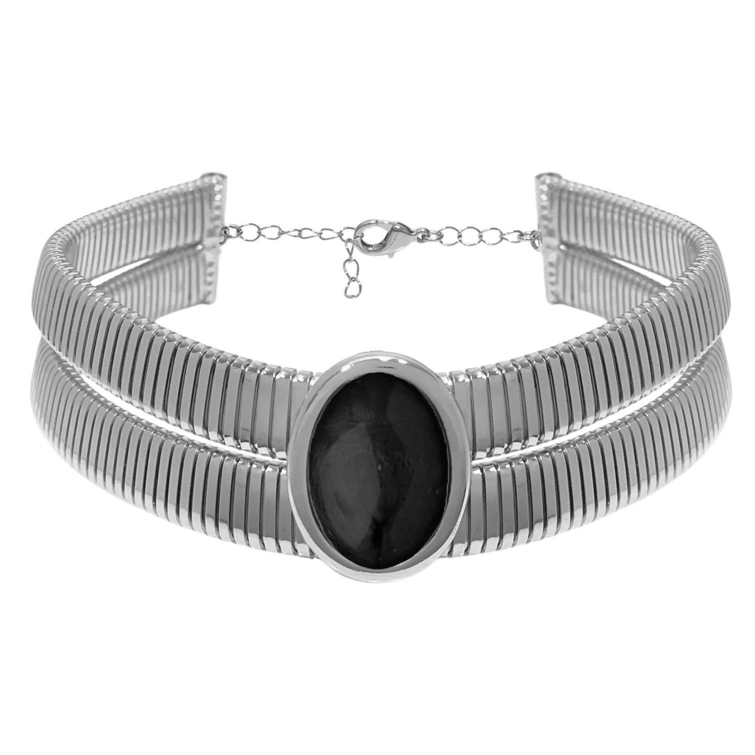 Collana tubo double color