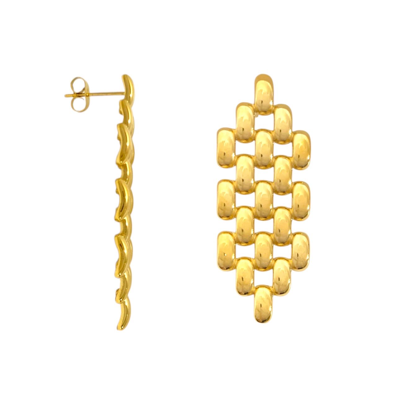 Orecchini Line Rhomb