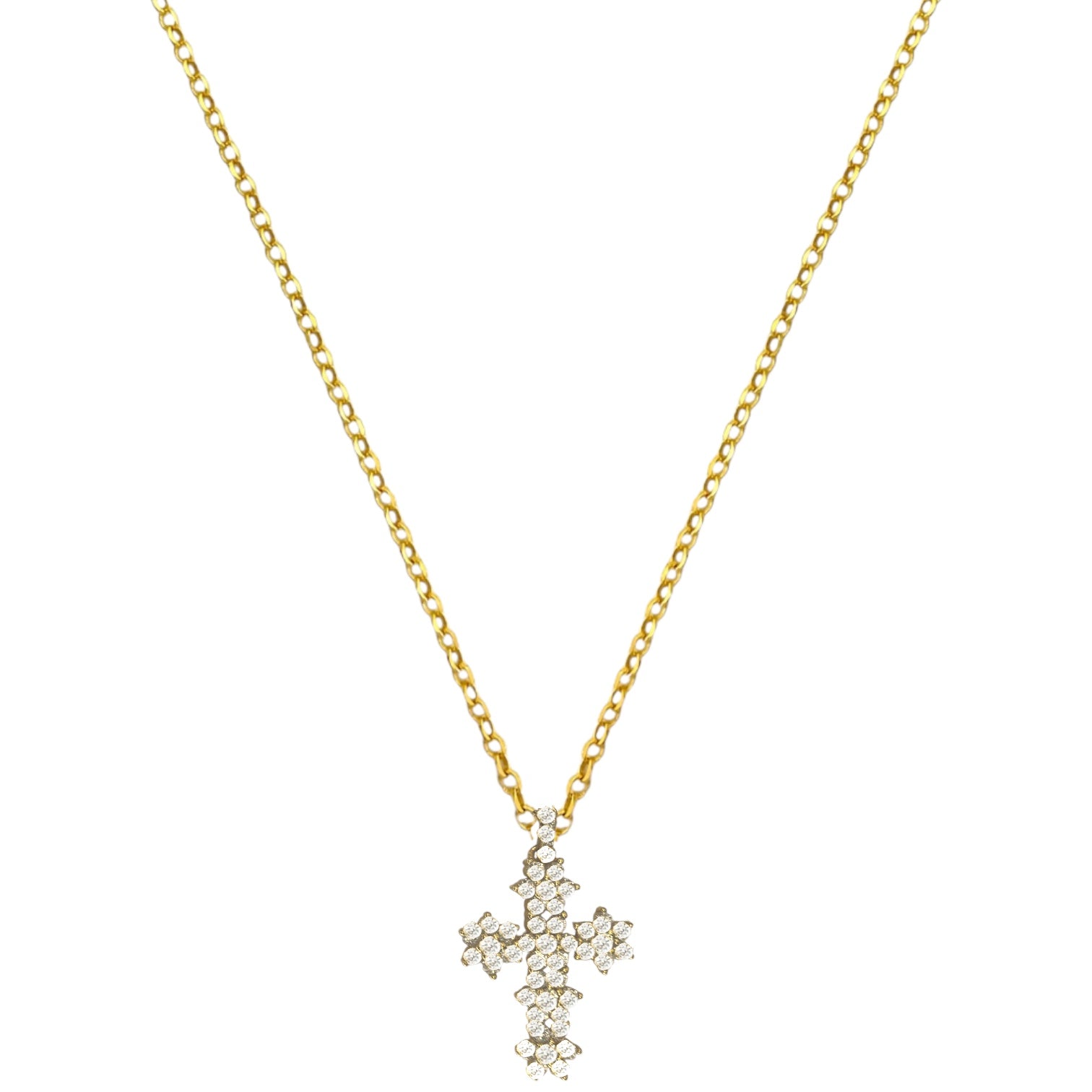 Collana Cross Flower