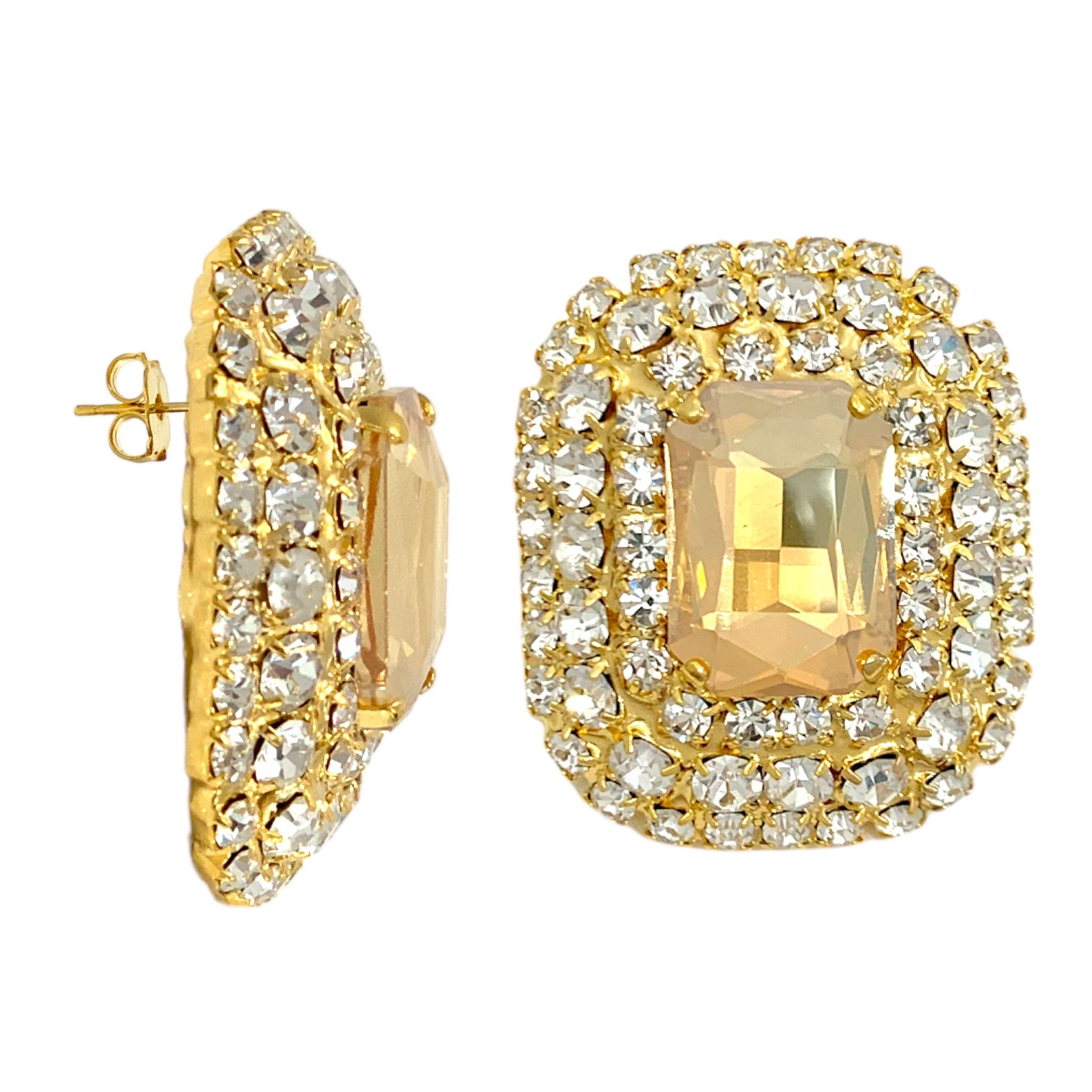 Maxi Swarovski earrings