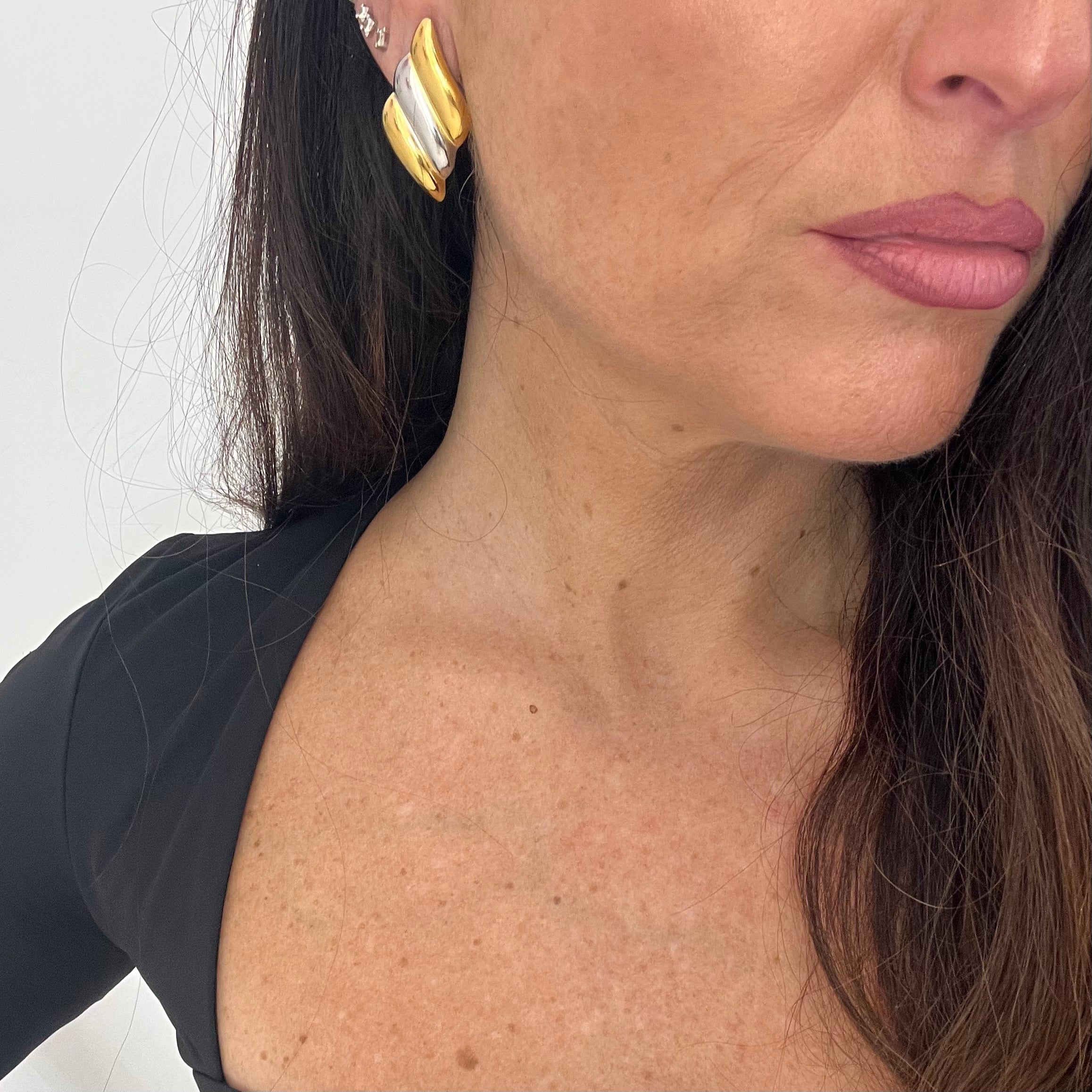 Orecchini Golden Wave