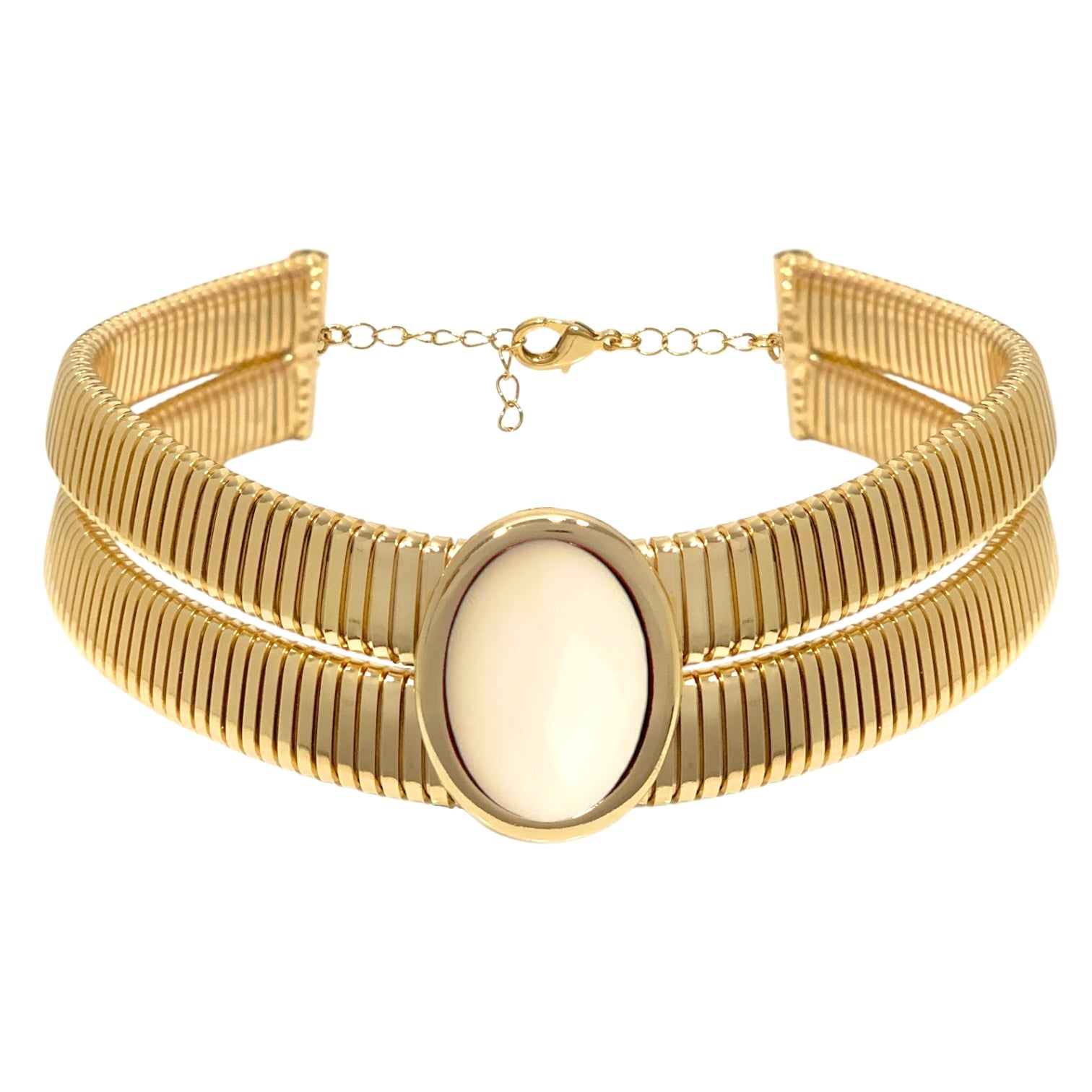 Collana tubo double color