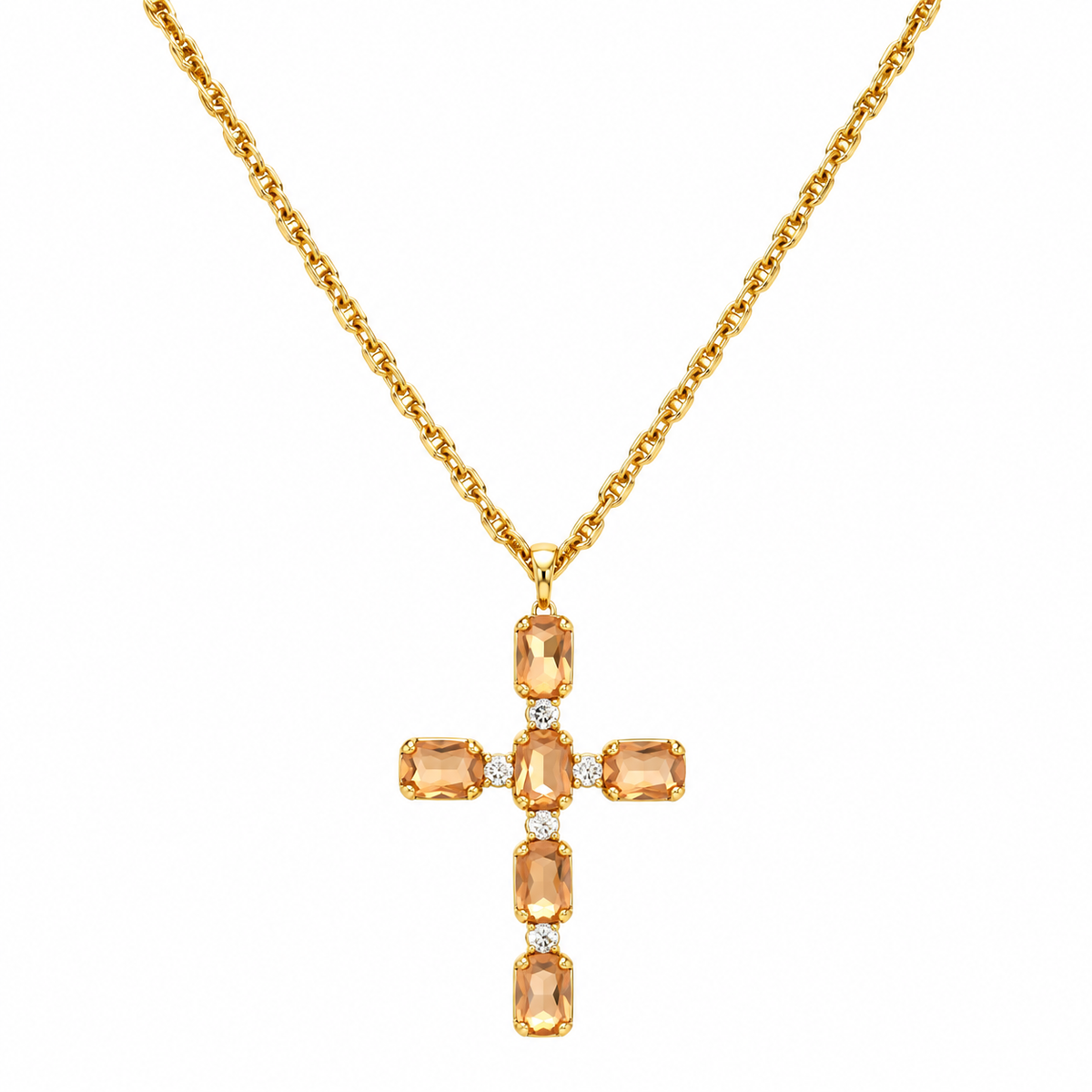 Collana cross torcion
