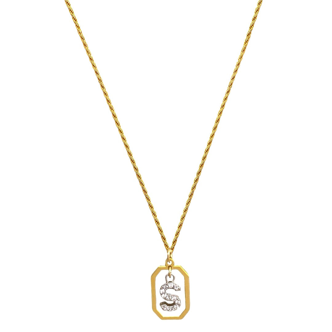 Collana torcion letter Luxury