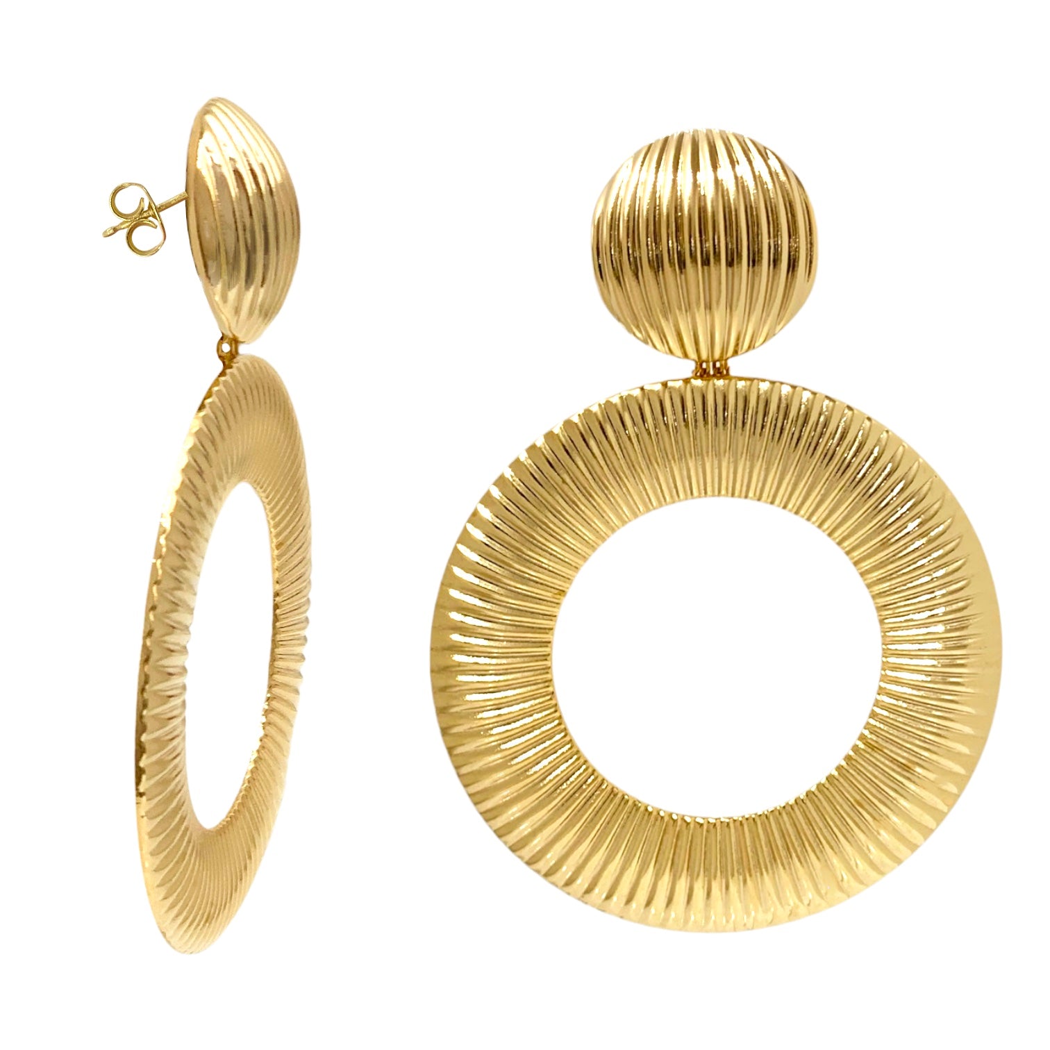 Mosk line earrings