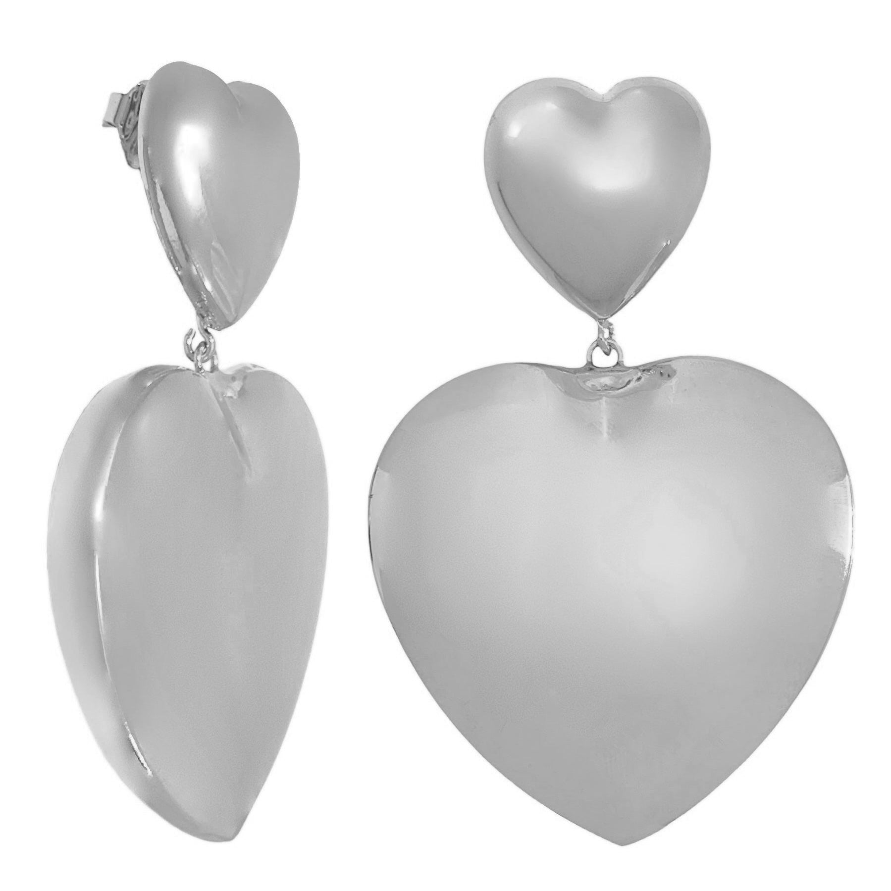 Double love earrings
