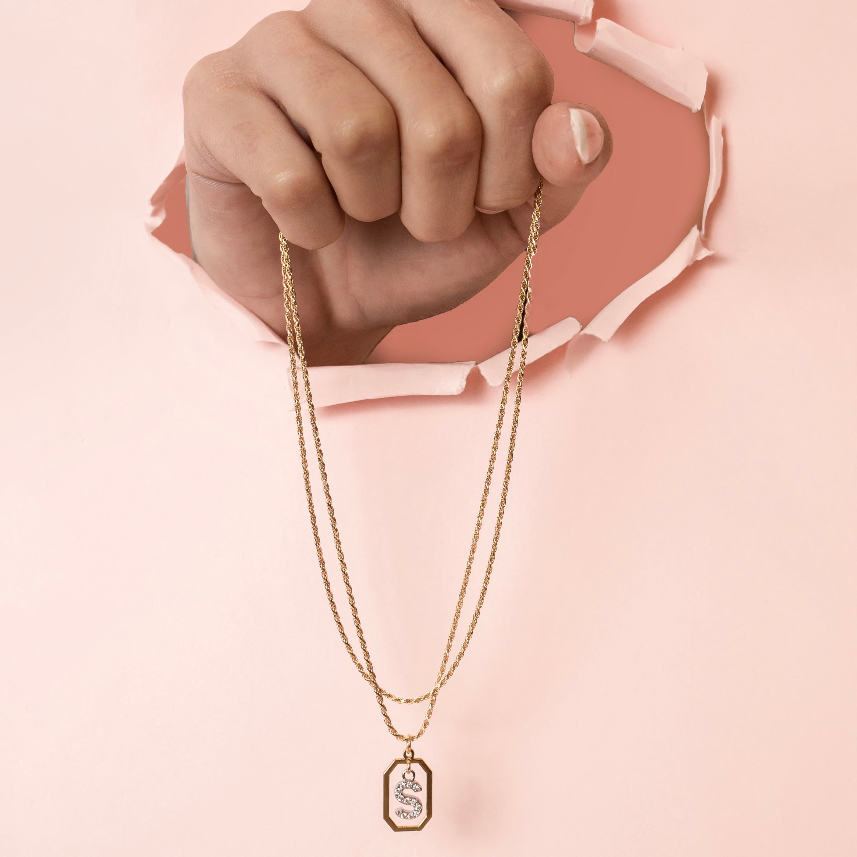 Collana torcion letter Luxury