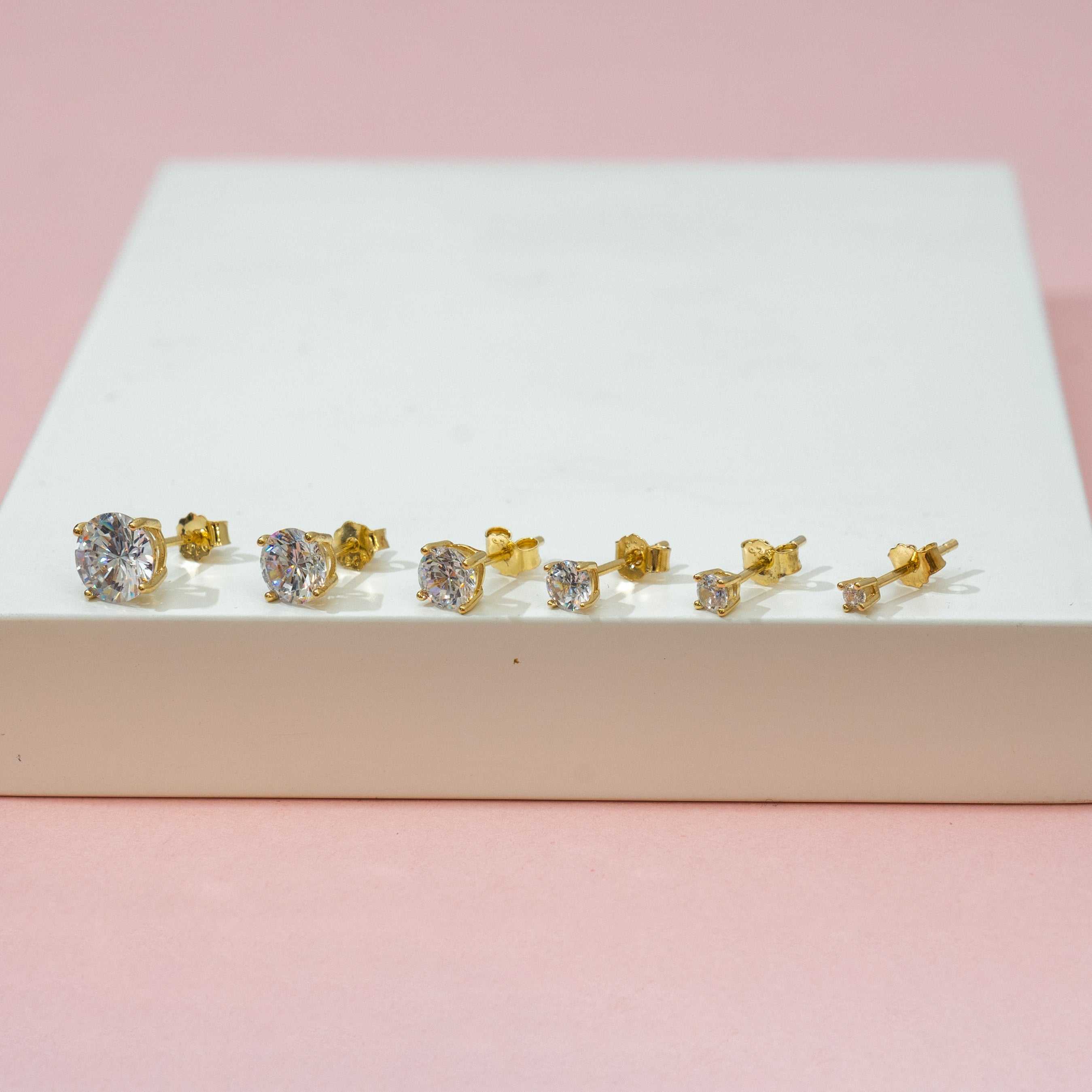 Light point earrings L