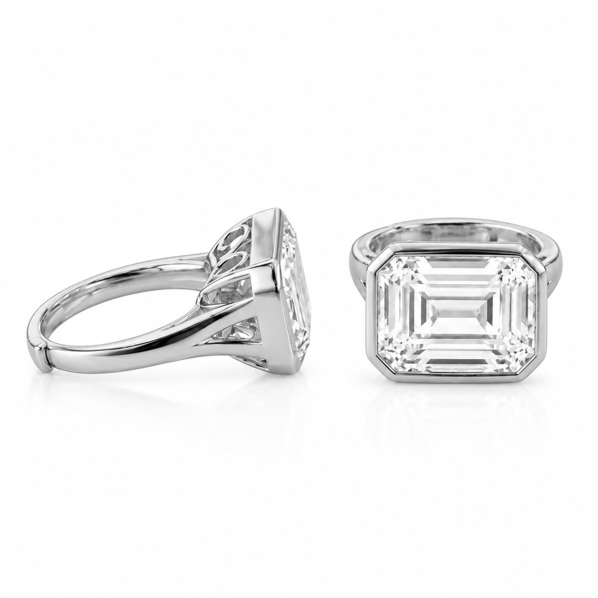 Anello diamond Rectangle