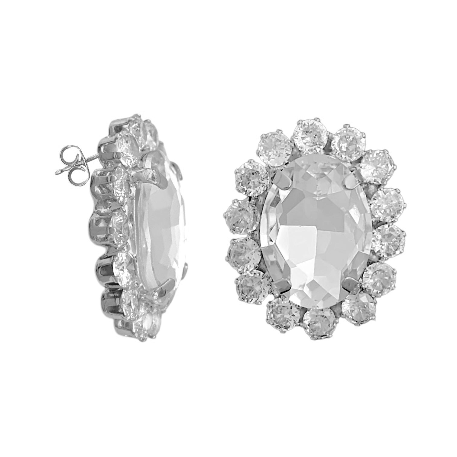 Kristal Swarovski Oval Earrings