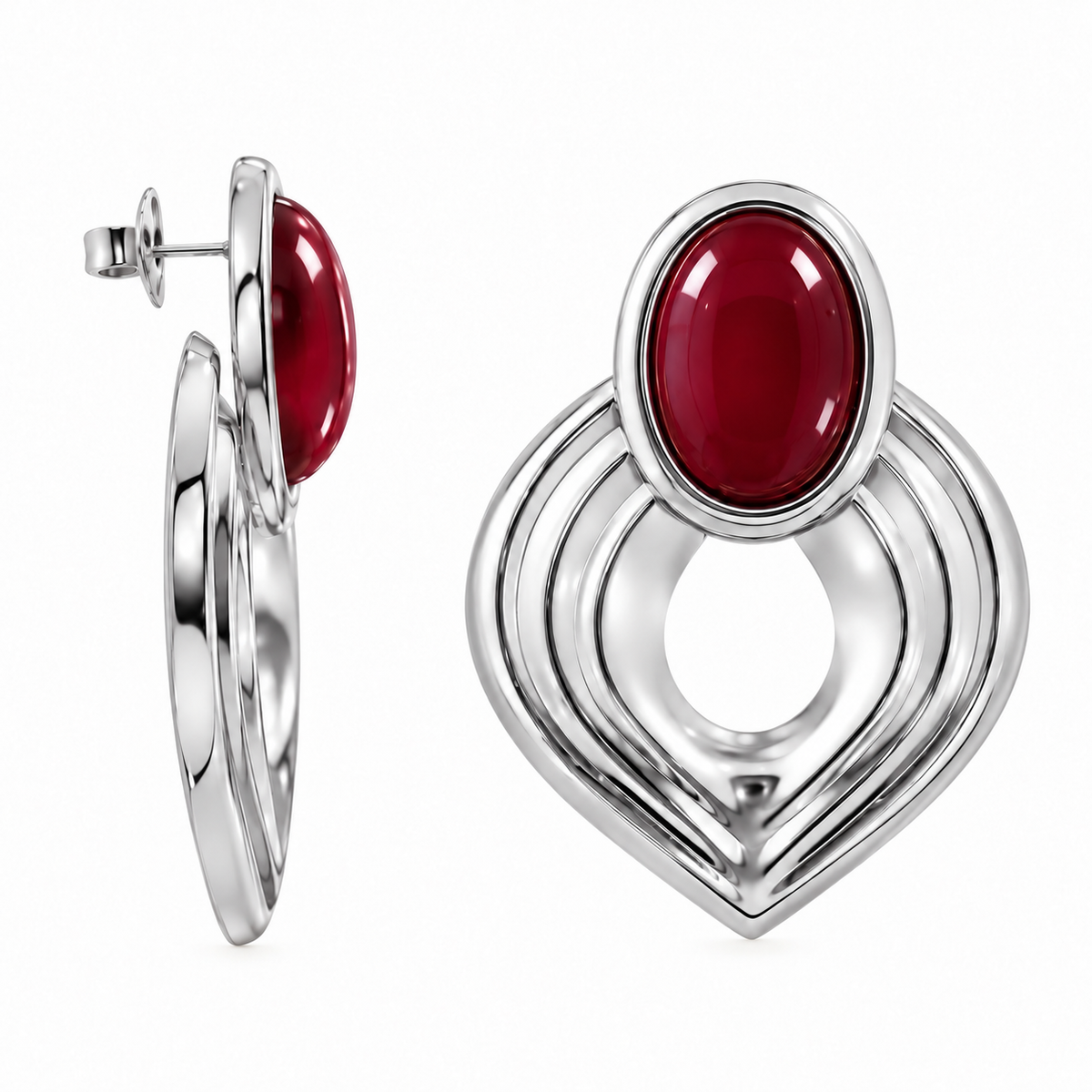 Orecchini vintage oval