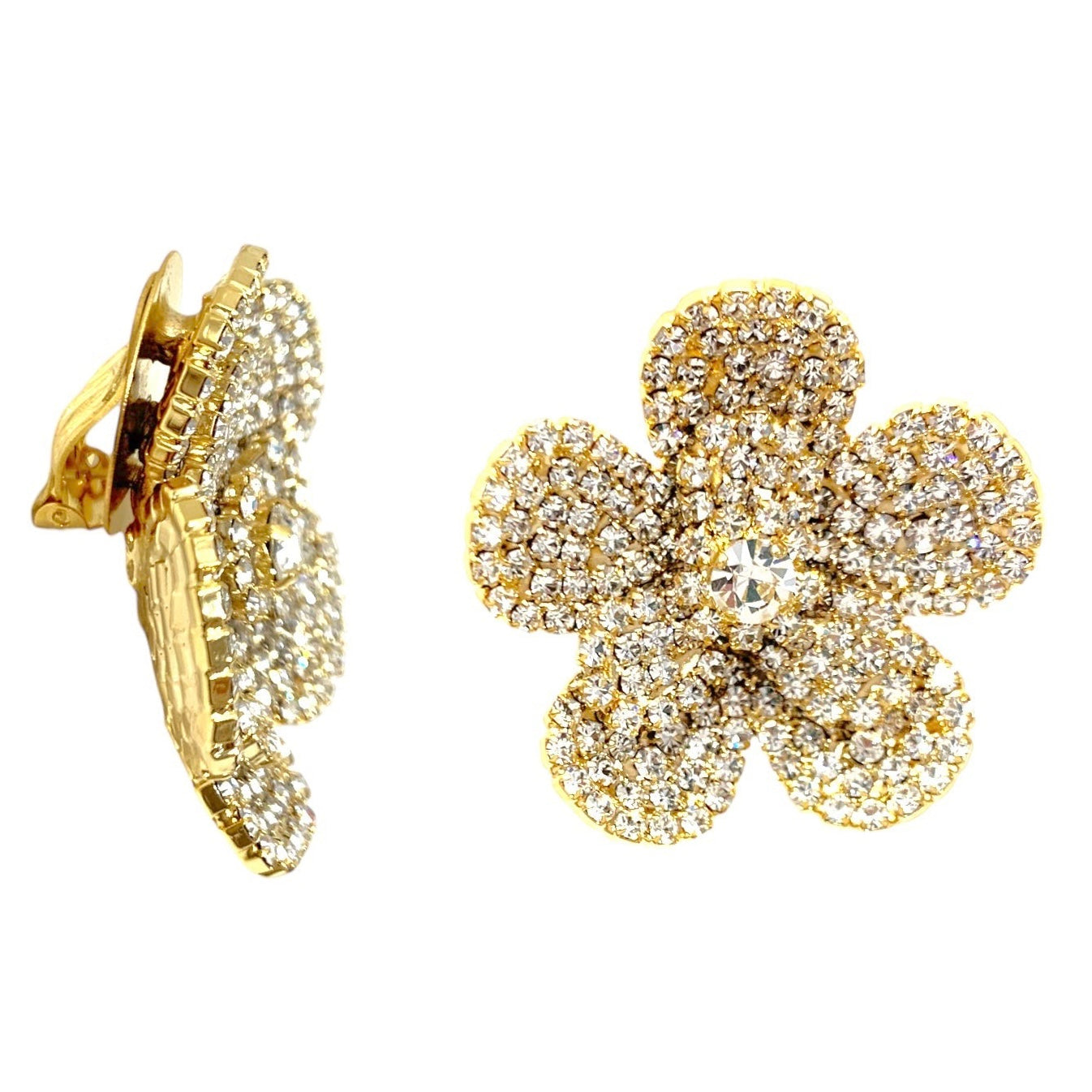 Flowers Brilliant Earrings