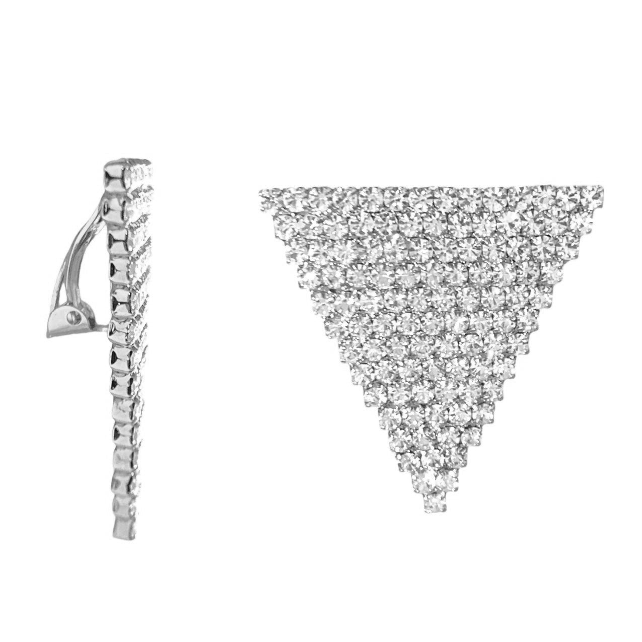 Swarovski Triangle Earrings