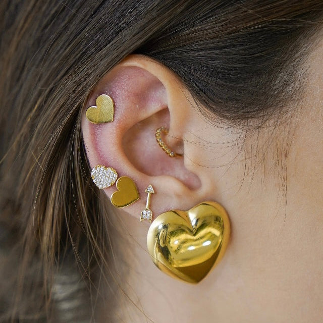 Orecchini love shiny