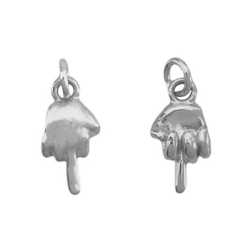 Lucky Middle Finger Charm