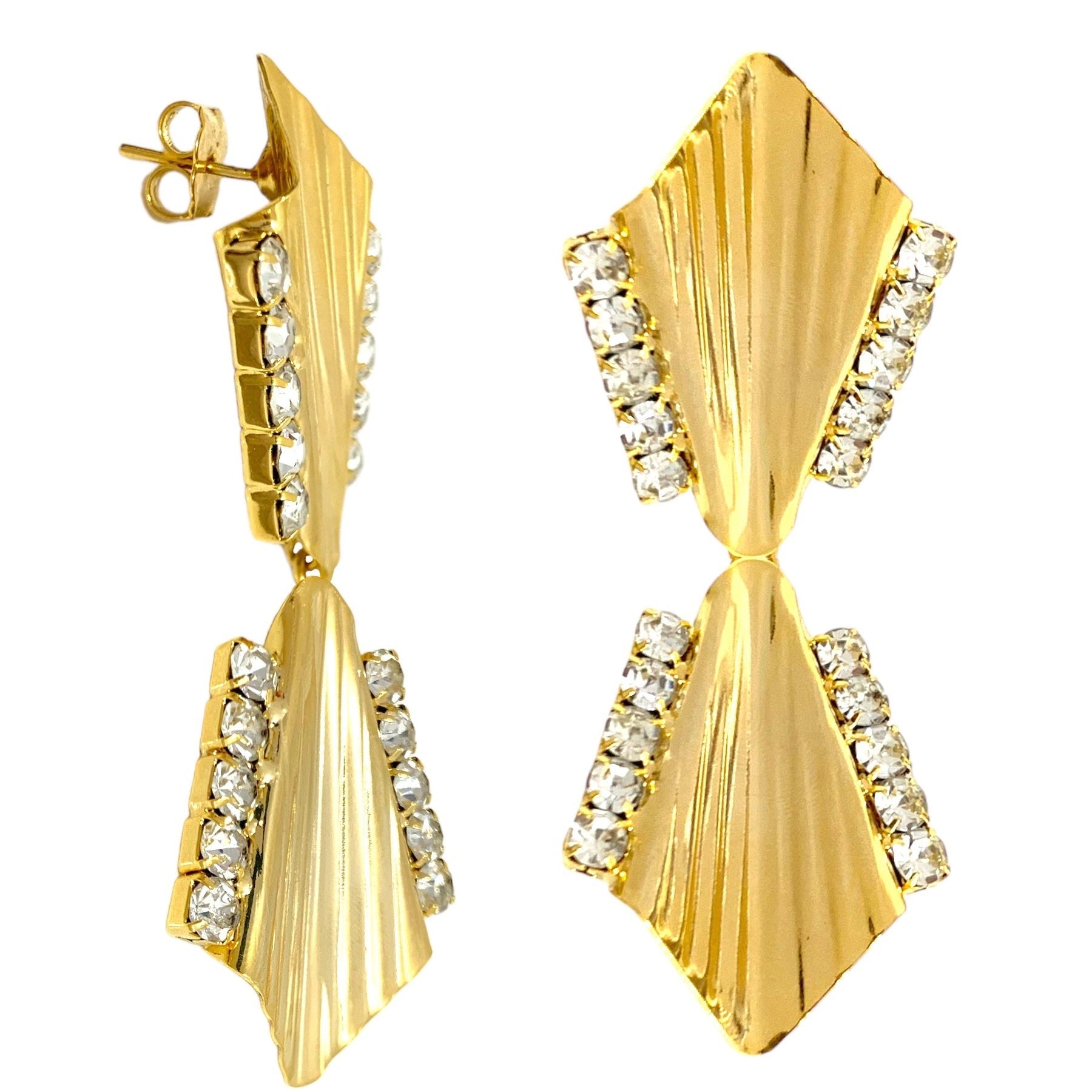 Strong Swarovski earrings