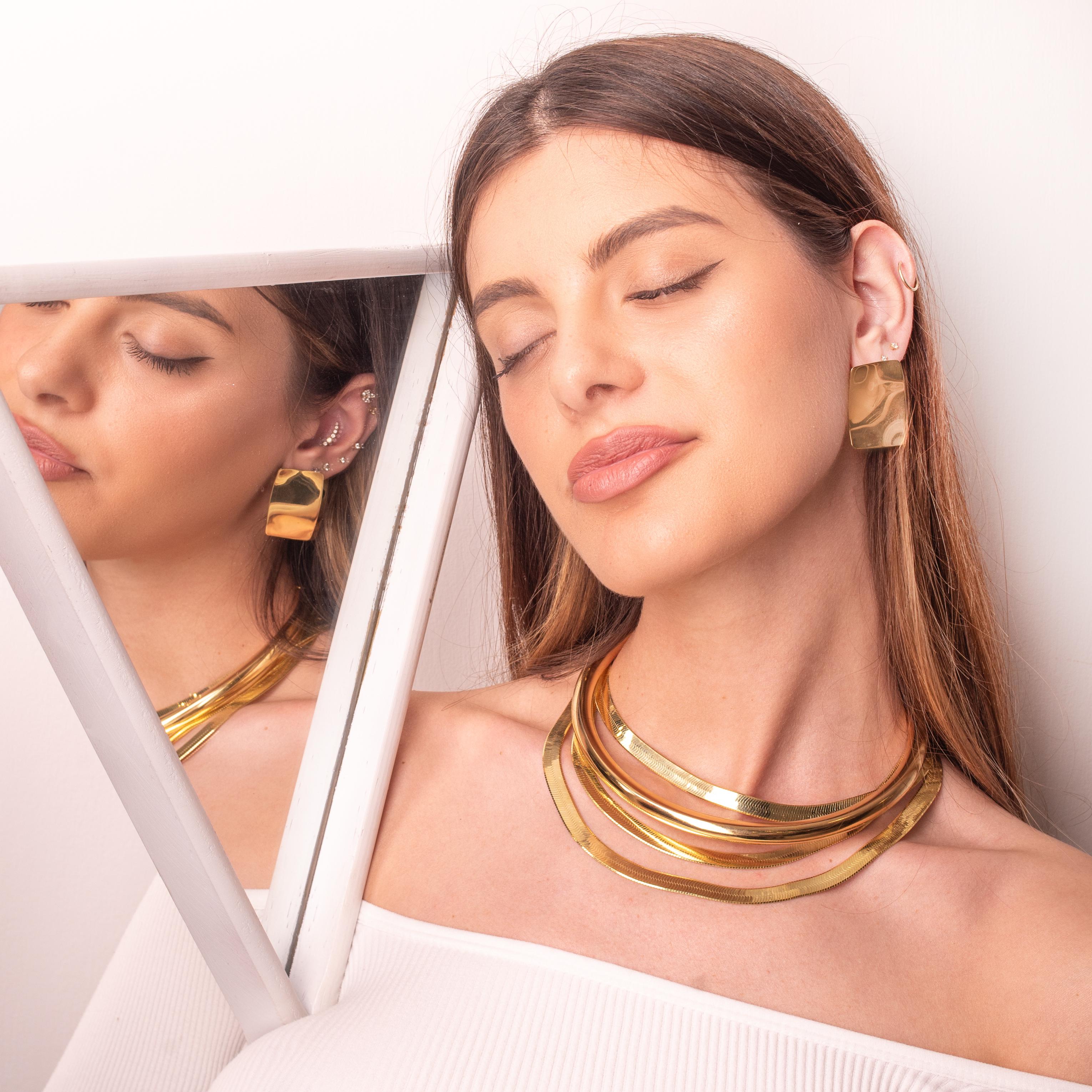 Square Wave Earrings