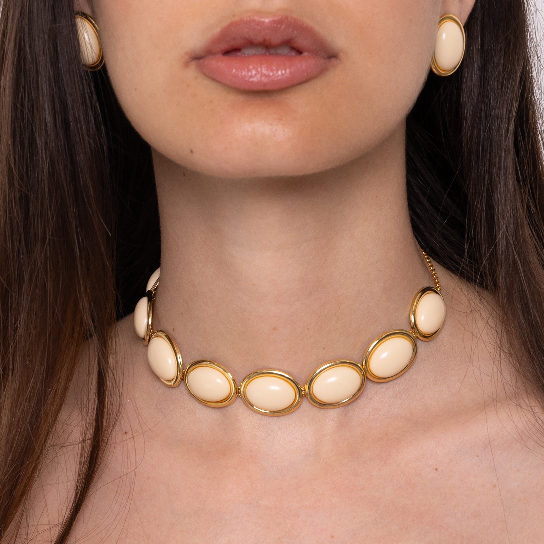 Collana Infinity oval color