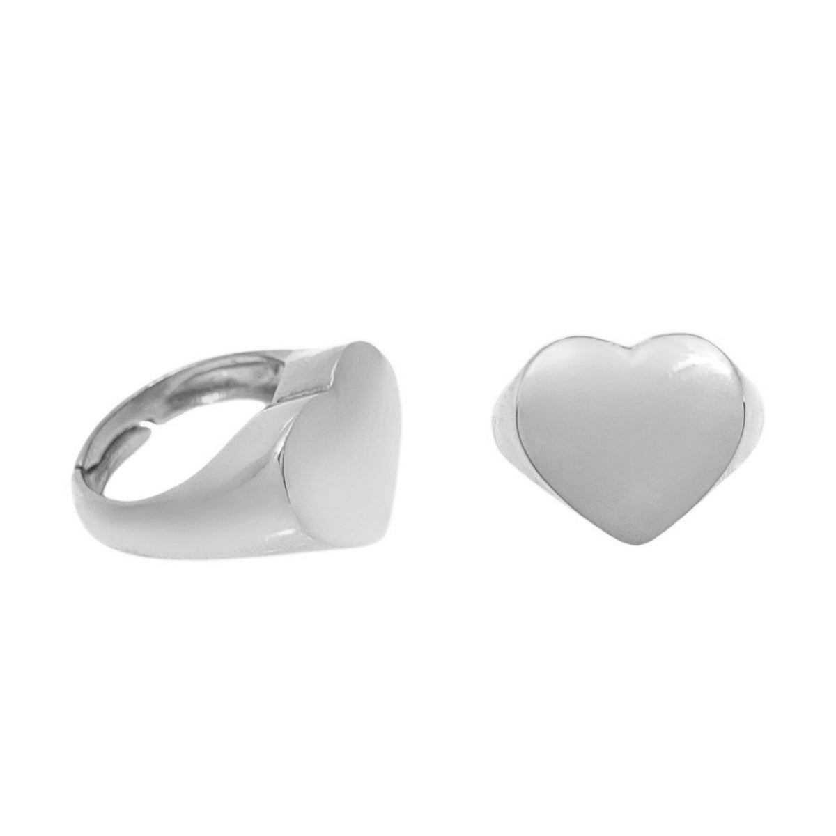 Anello Chevalier cuore liscio
