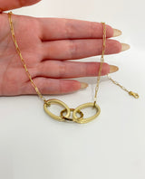 Collana Three Oval