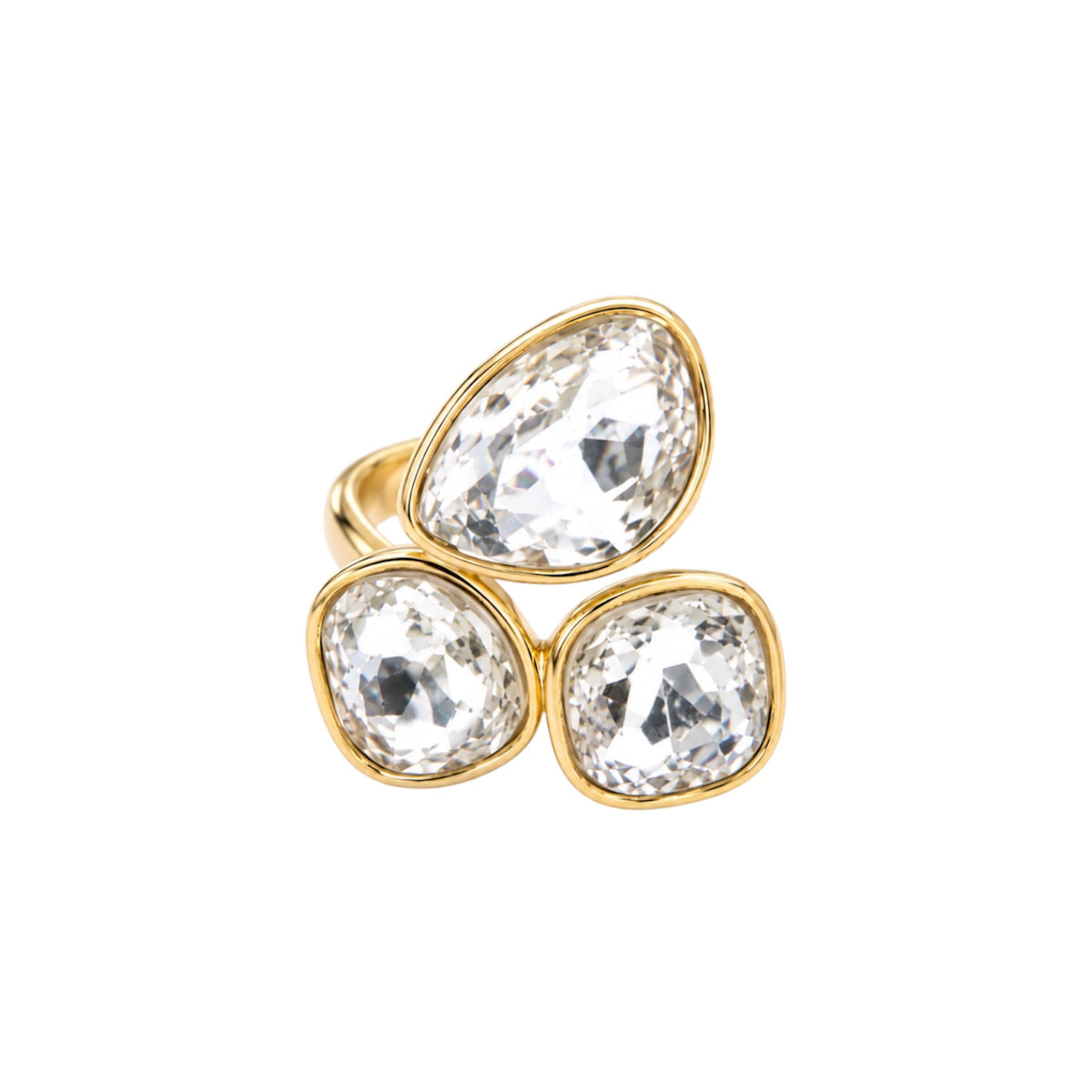 Anello big Crystal Casual