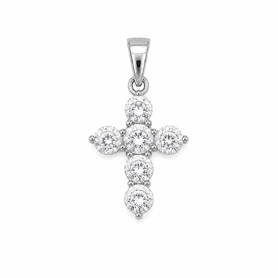 Charm cross romantic casual — Silver