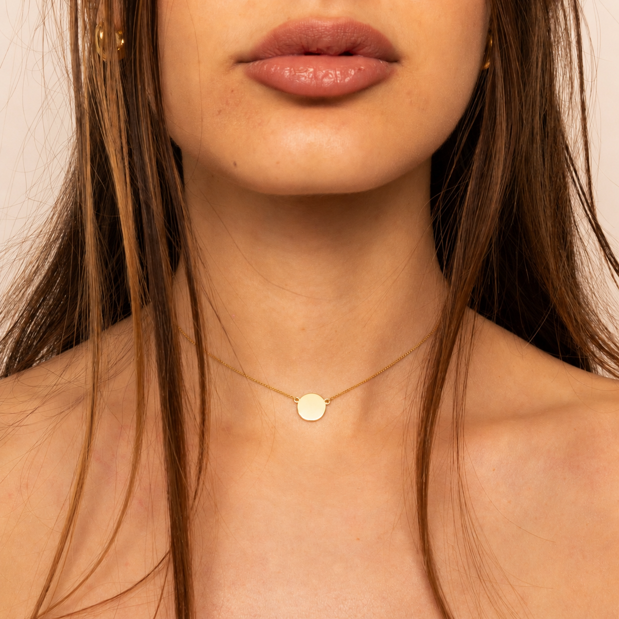 Choker con Disco