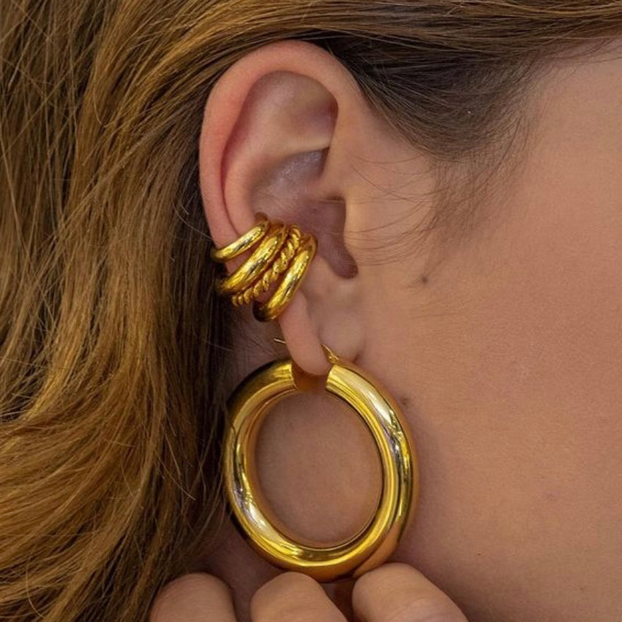 Penny ear cuff