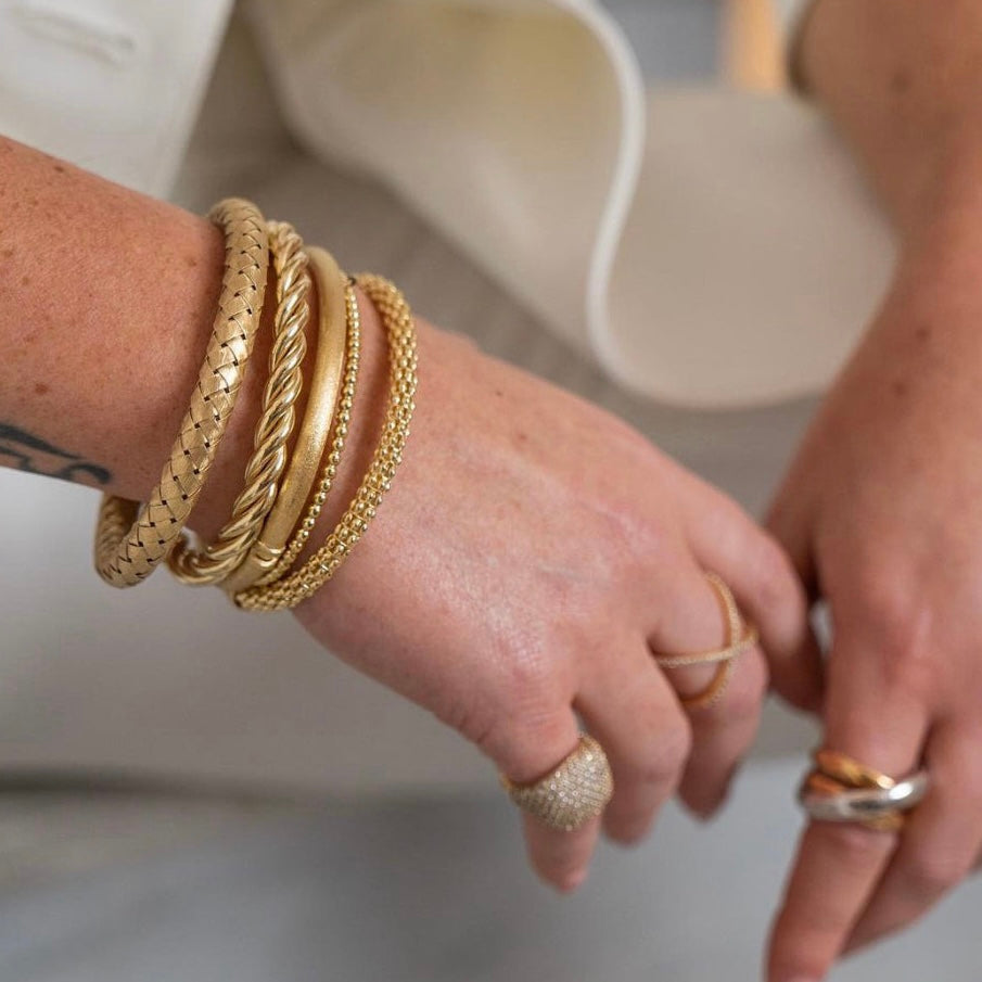 Bracciale minimal satin