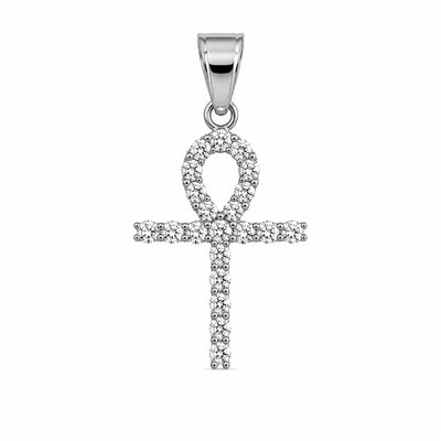 Charm croce egizia casual — Silver