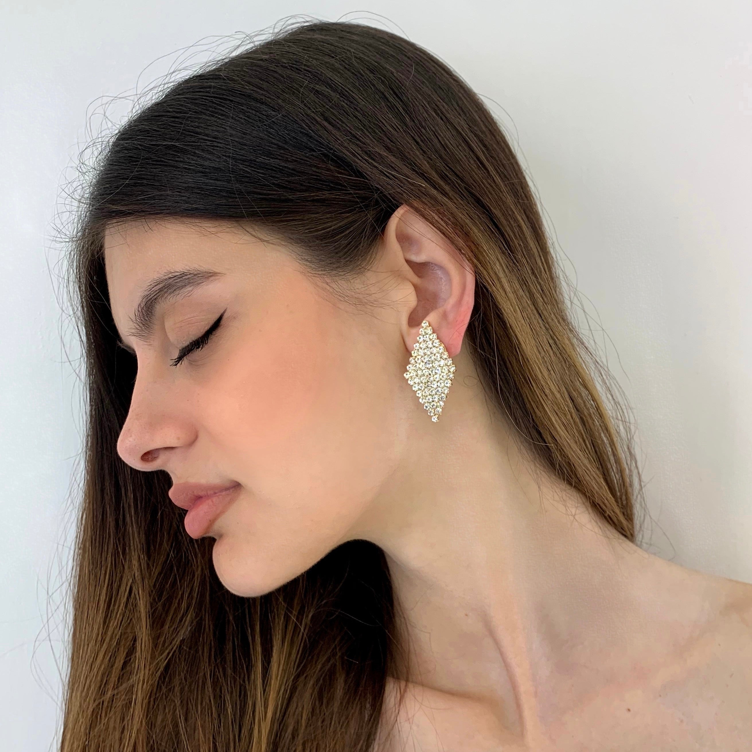 Orecchini rombo Swarovski