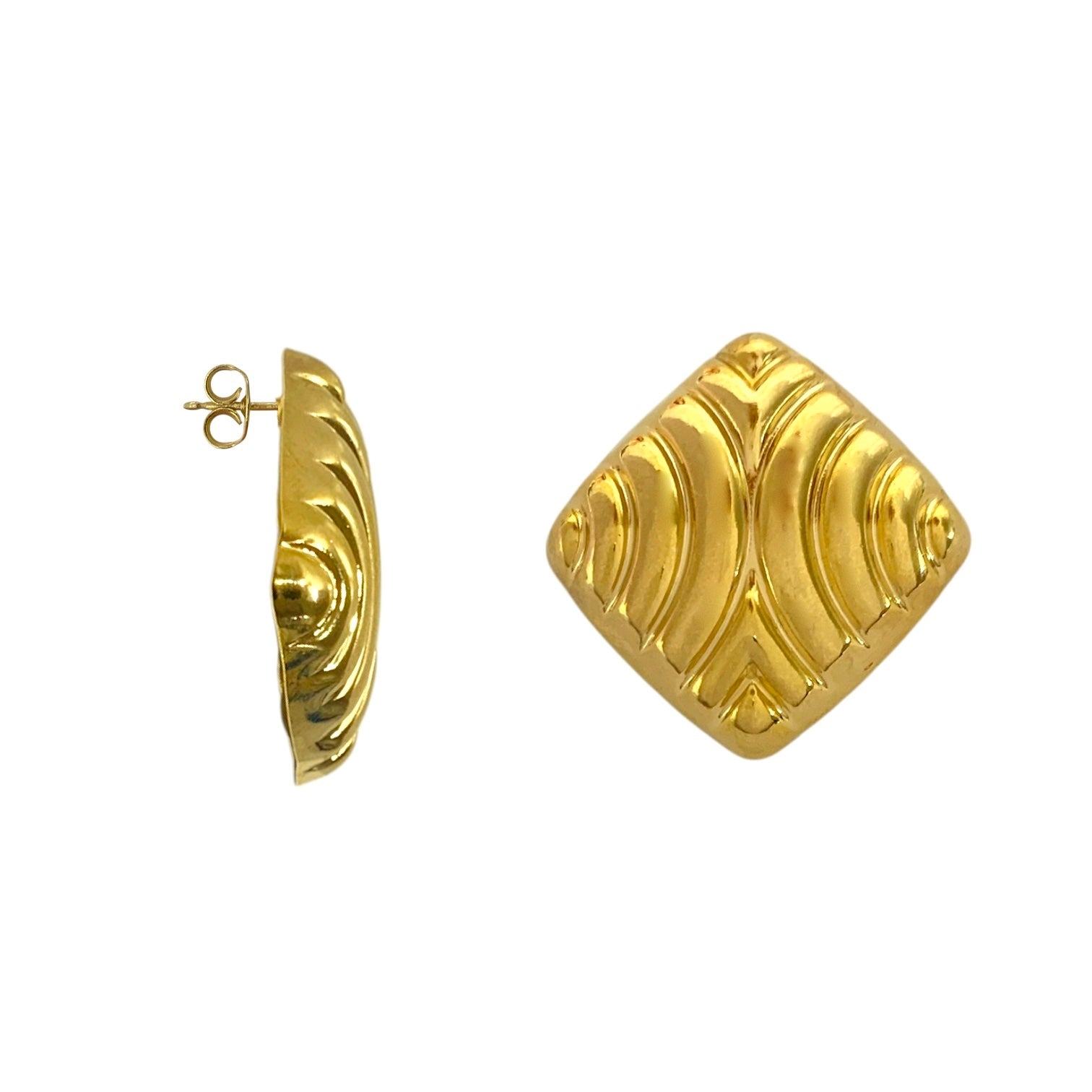 Orecchini New Rhombe Metal