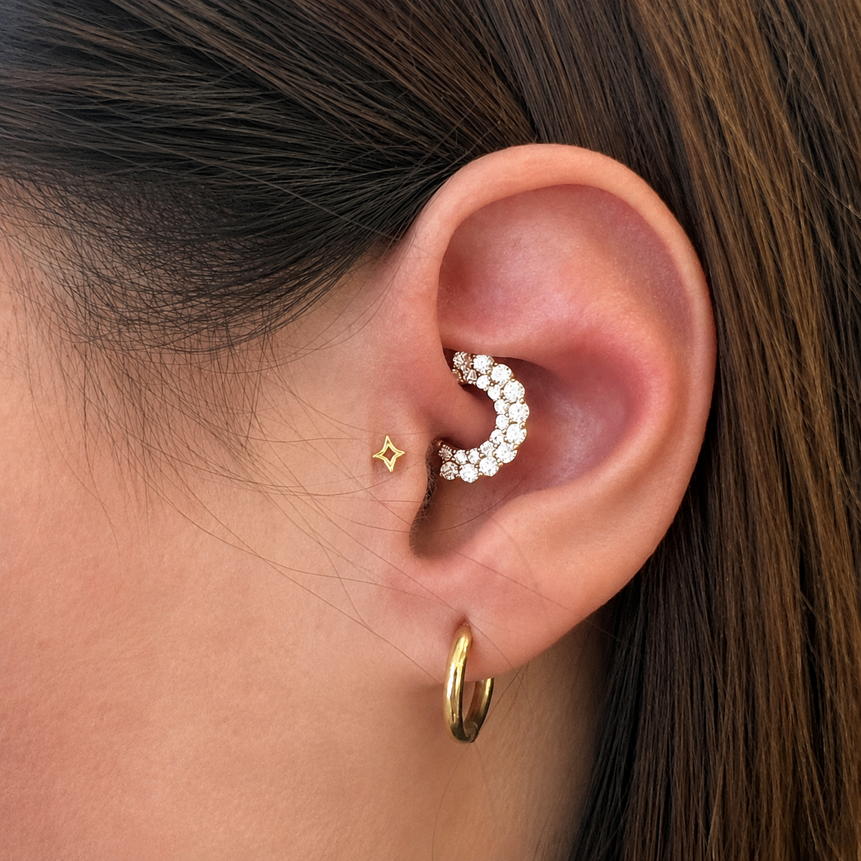 Piercing mini star