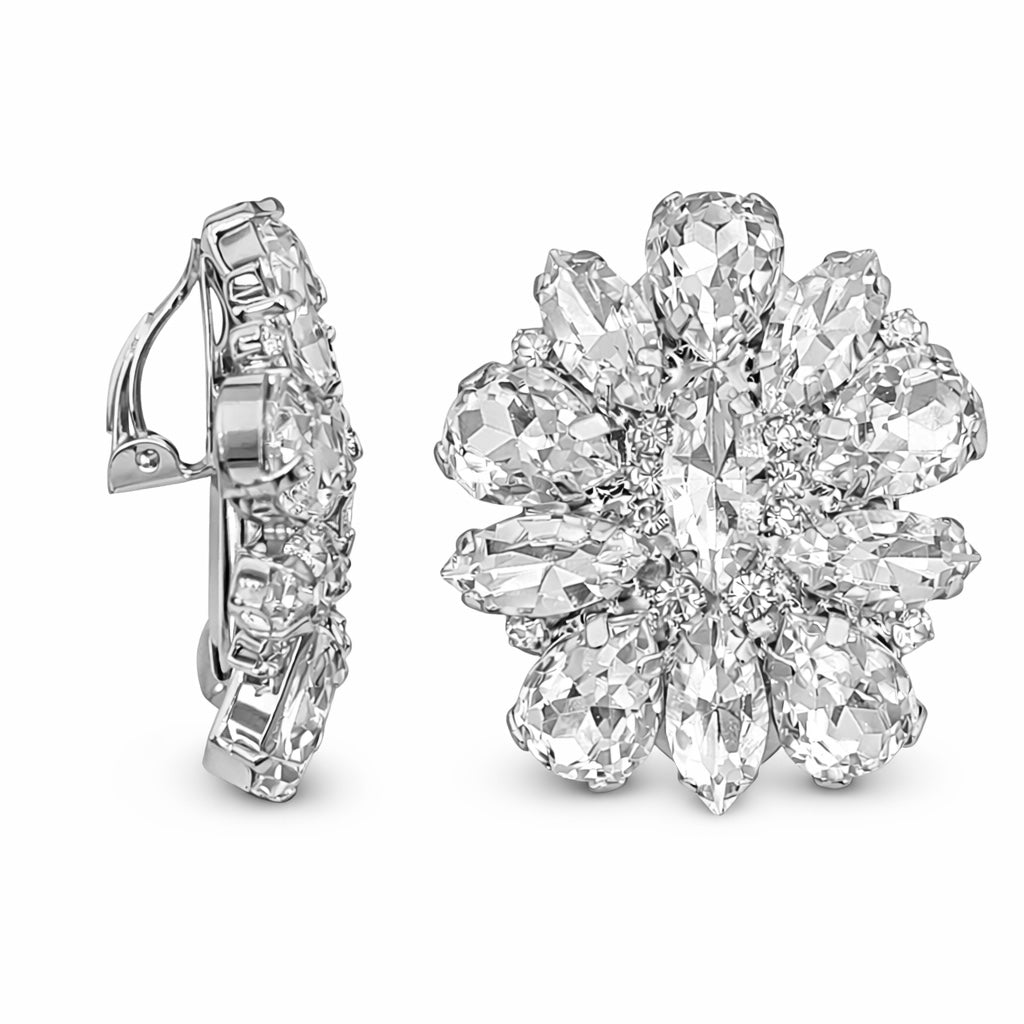 Orecchini flower swarovski