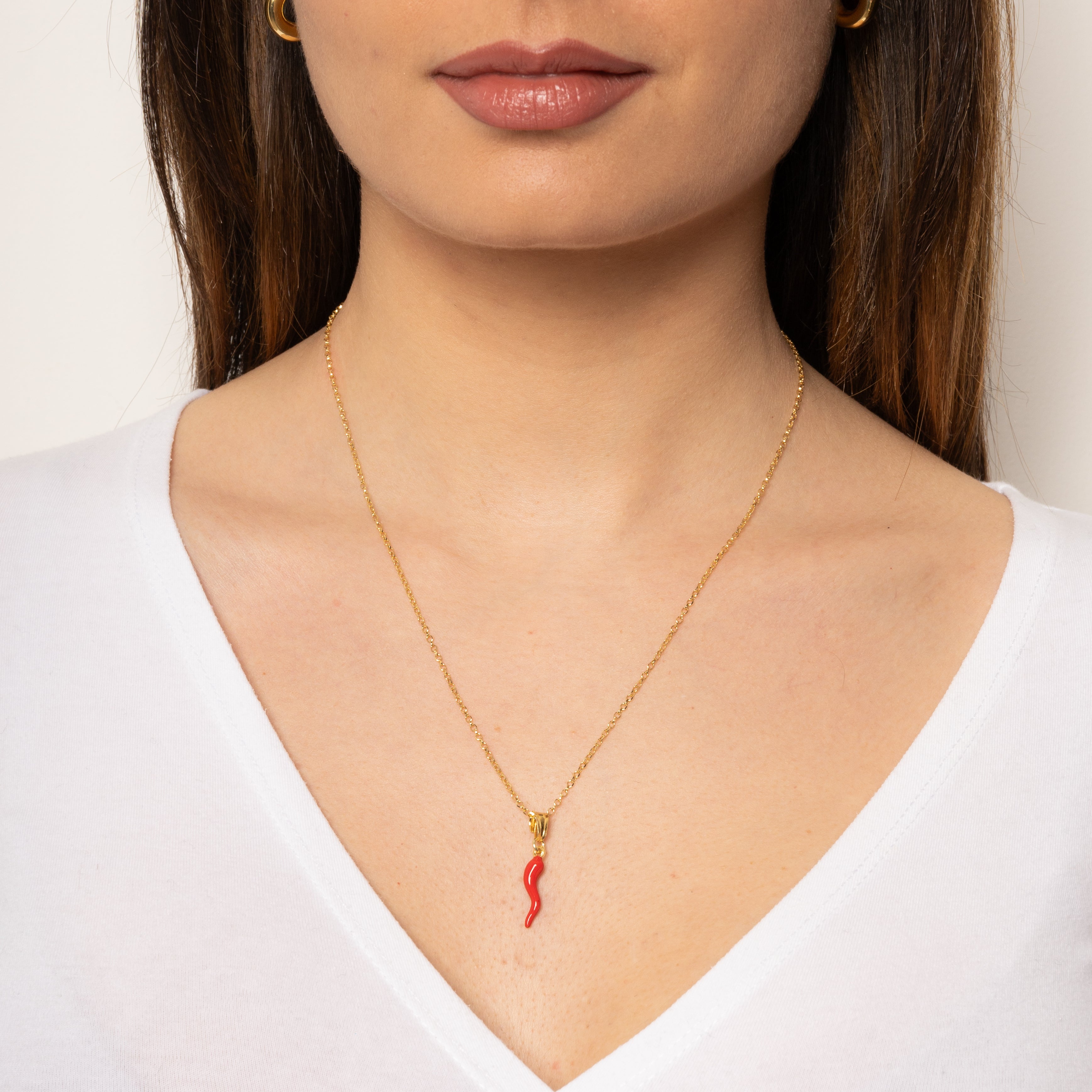 Horn necklace