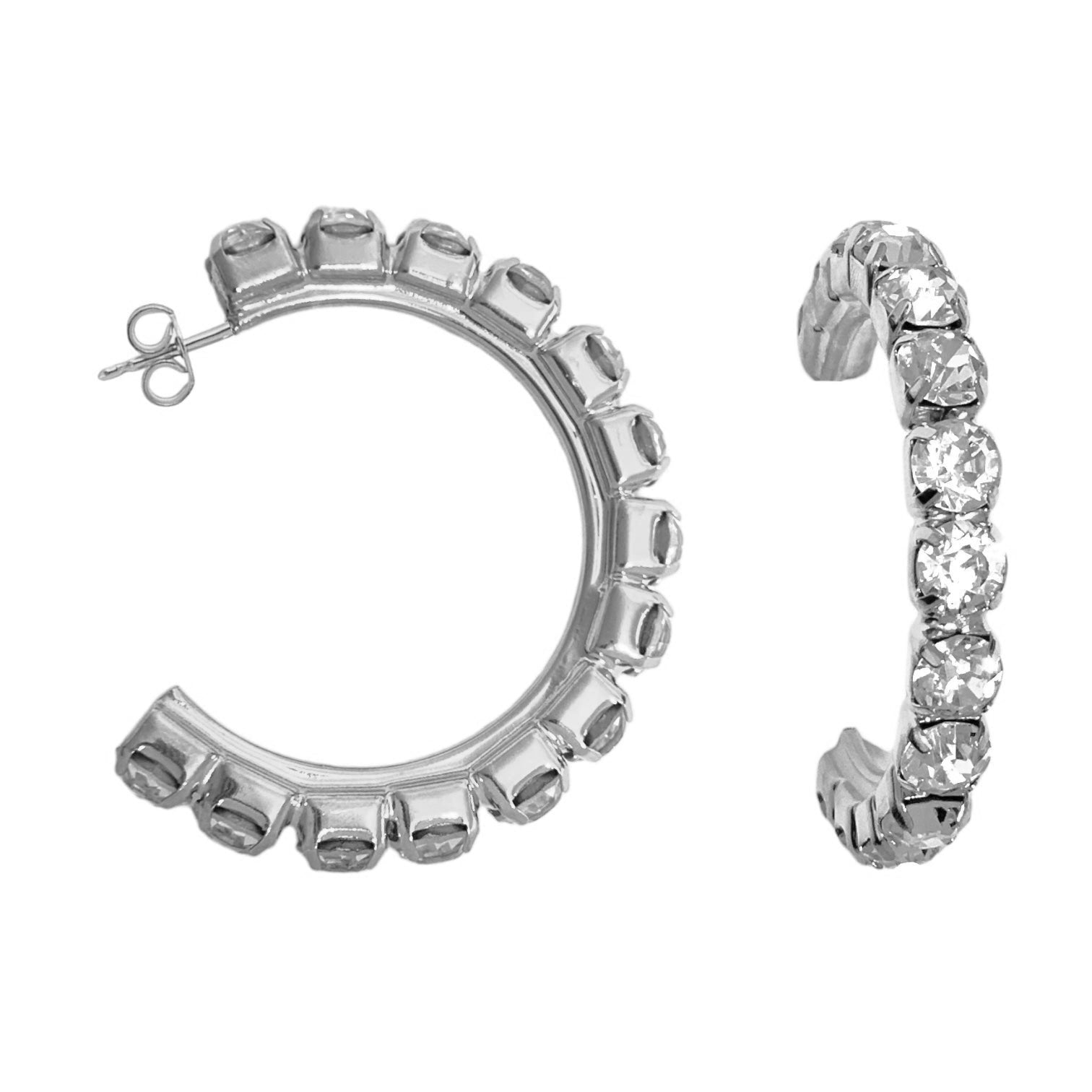 Cerchi infinity Swarovski