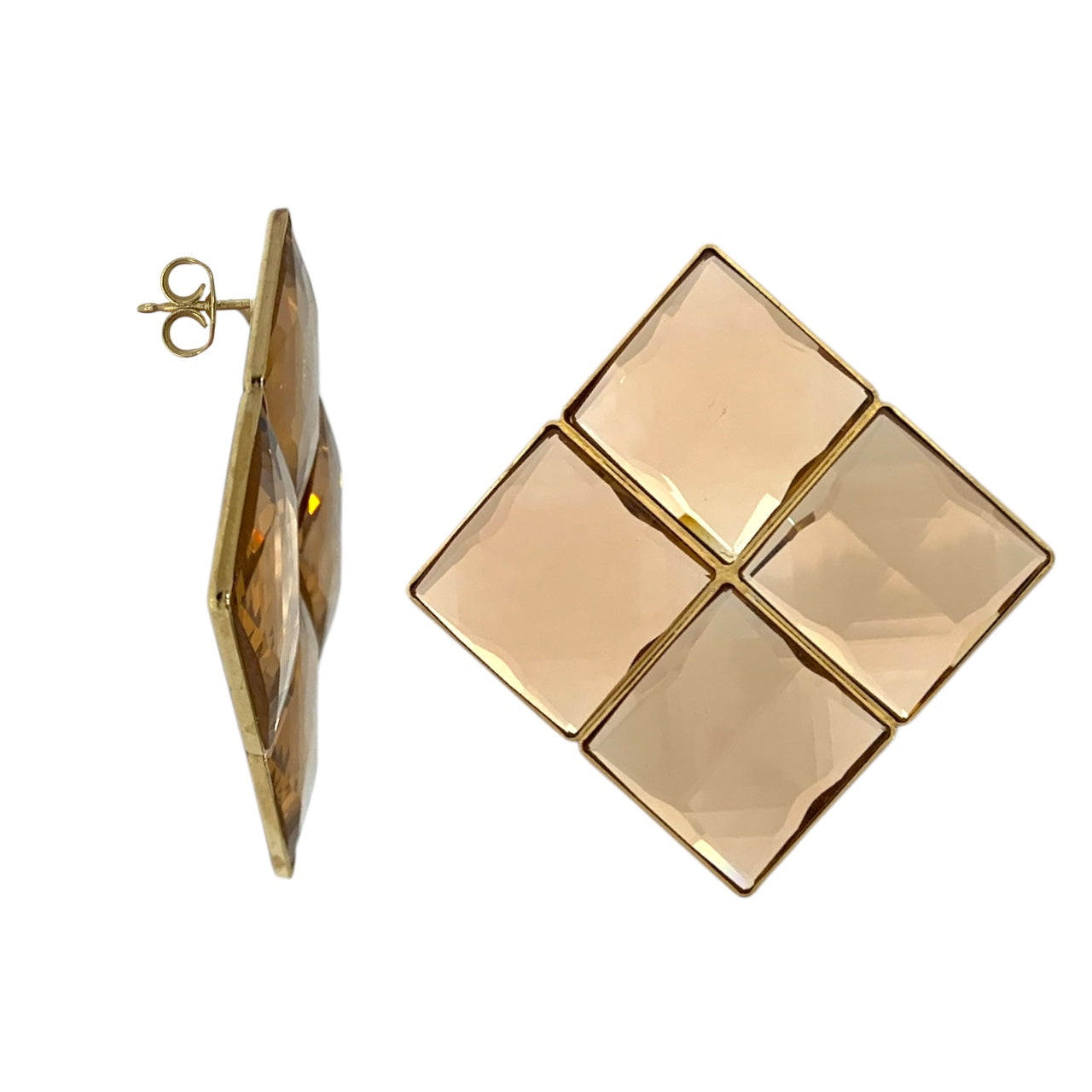 Orecchini Maxi Square Cristalia